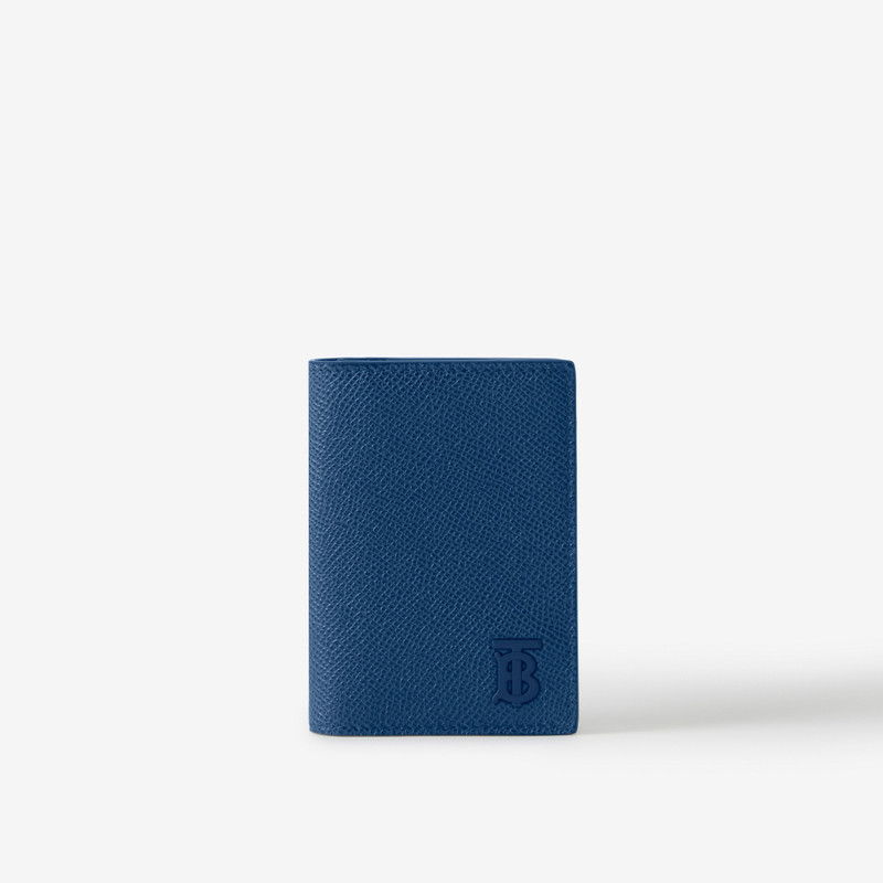 Grainy Leather TB Folding Card Case 1