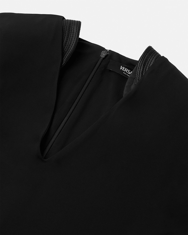 VERSACE Stretch Crêpe Jersey Midi Dress outlook