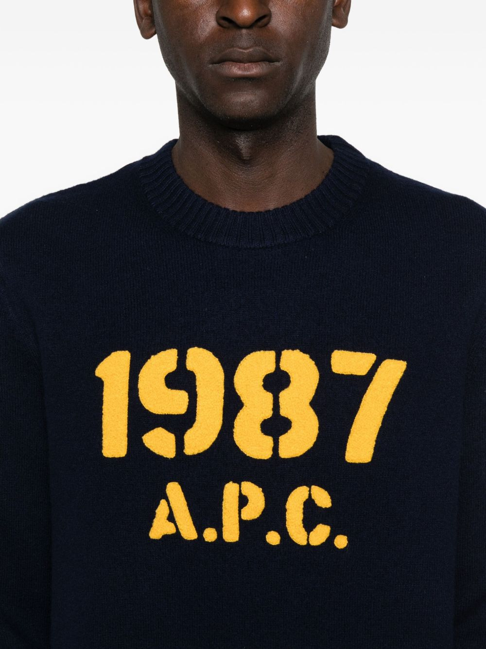 crew-neck long-sleeve sweater - 5