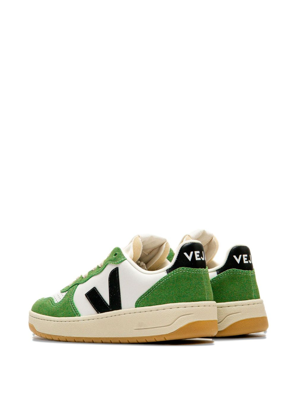 V-10 logo suede sneakers - 3