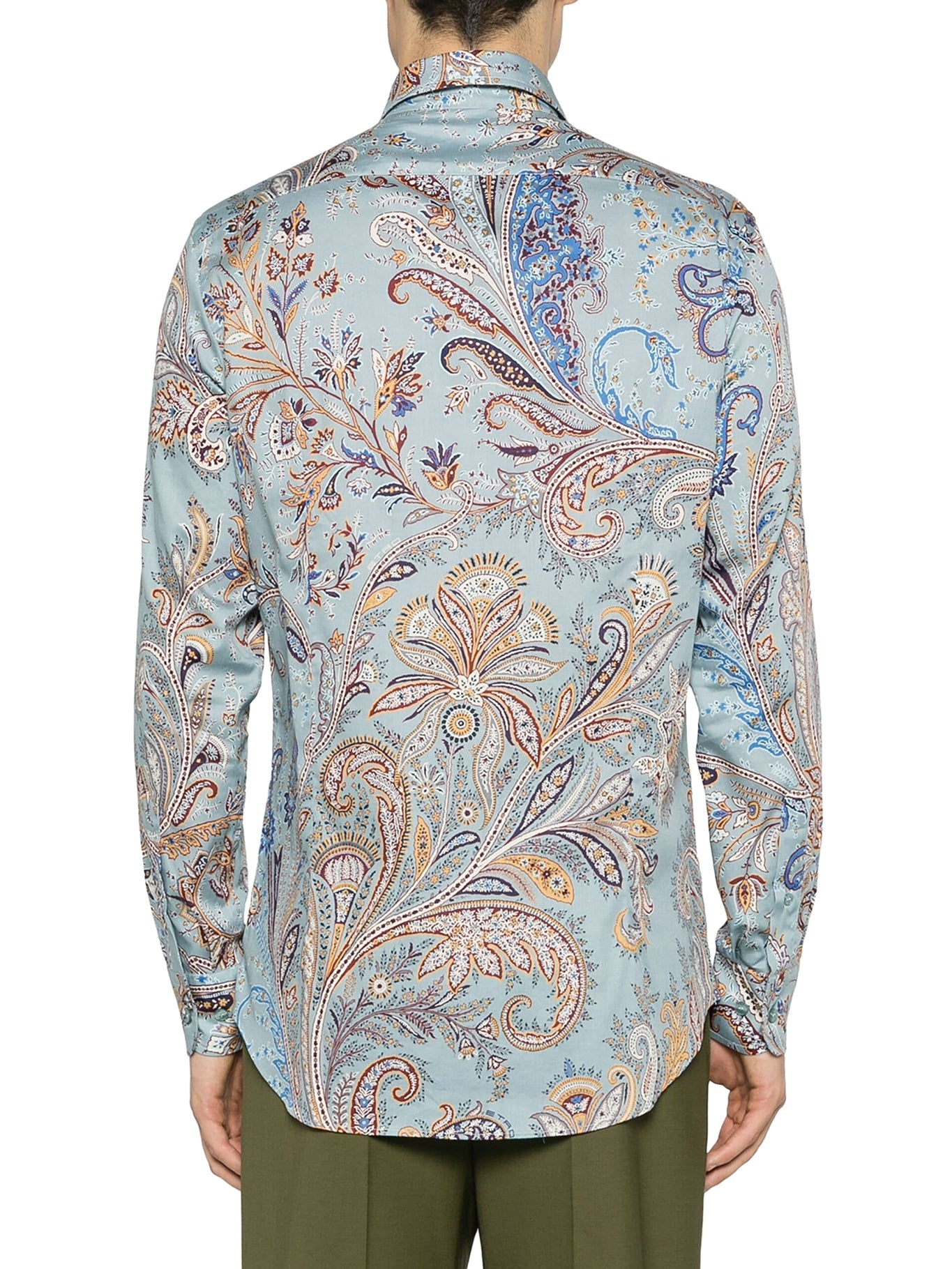 COTTON SHIRT WITH PAISLEY PATTERN - 4