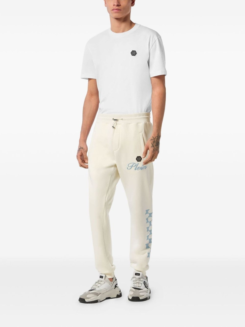 PHILIPP PLEIN logo-patch track pants outlook
