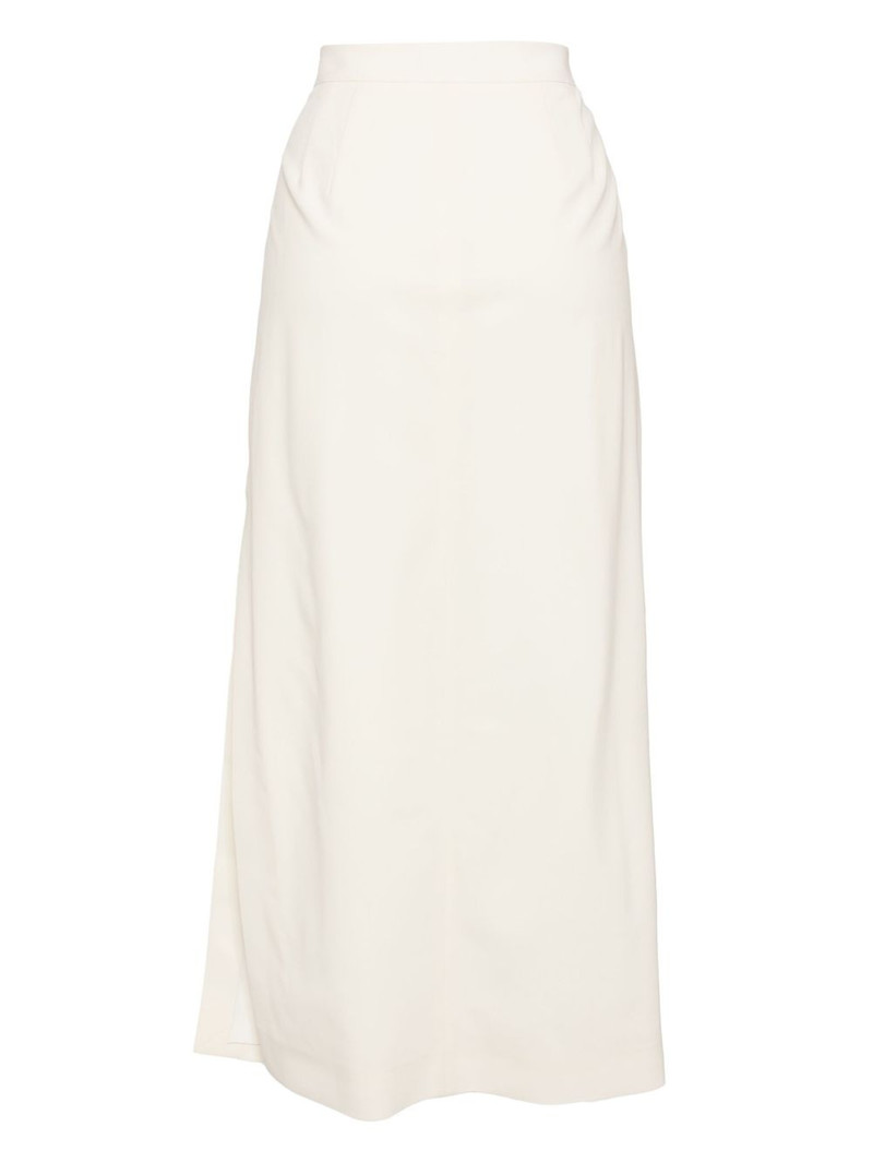 ELIE SAAB crepe midi skirt outlook