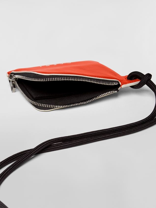 L-ZIP BI-COLOURED SHINY CALFSKIN WALLET - 2