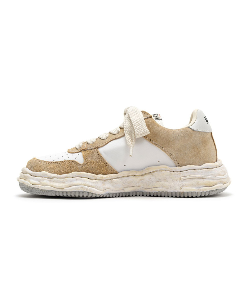 "WAYNE" OG Sole Mix Material Low-top Sneaker 6