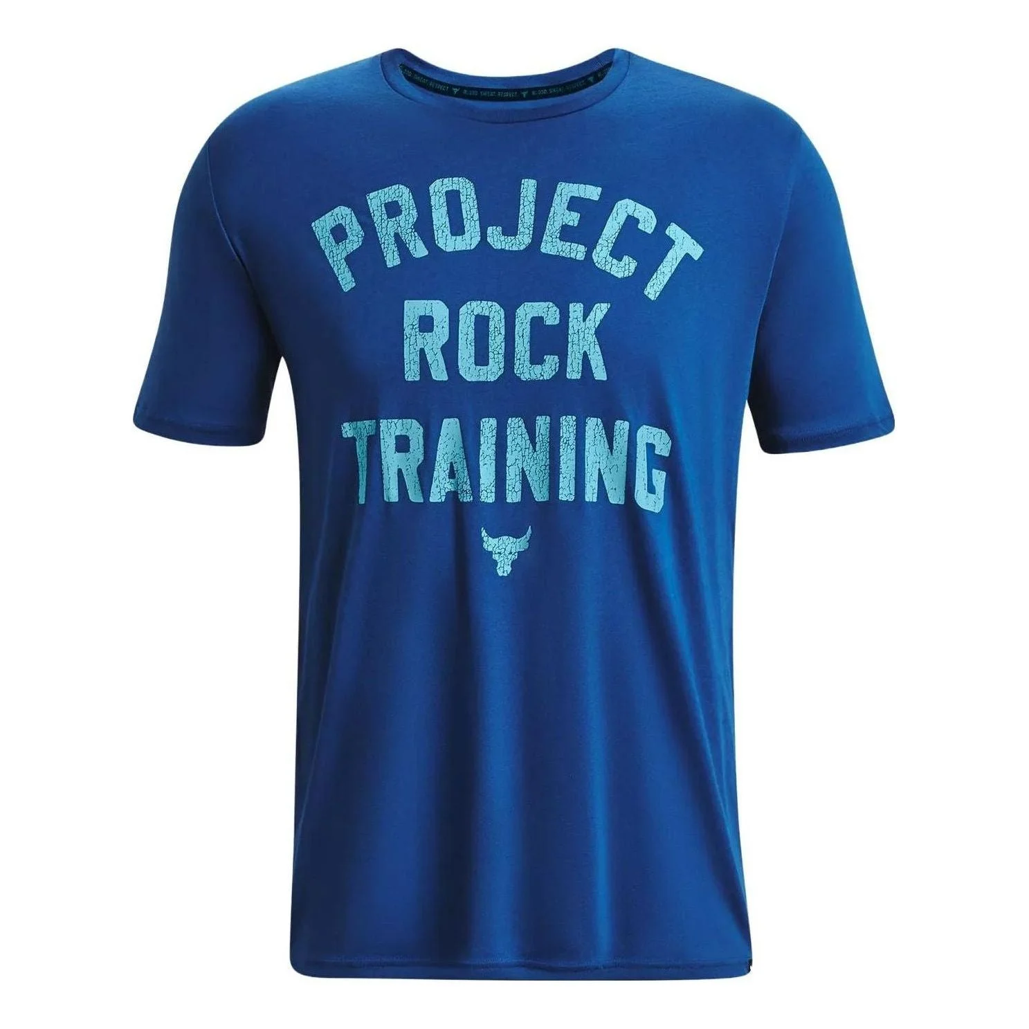 Under Armour Project Rock Training T-Shirt 'Blue Aqua' 1376891-471 - 1