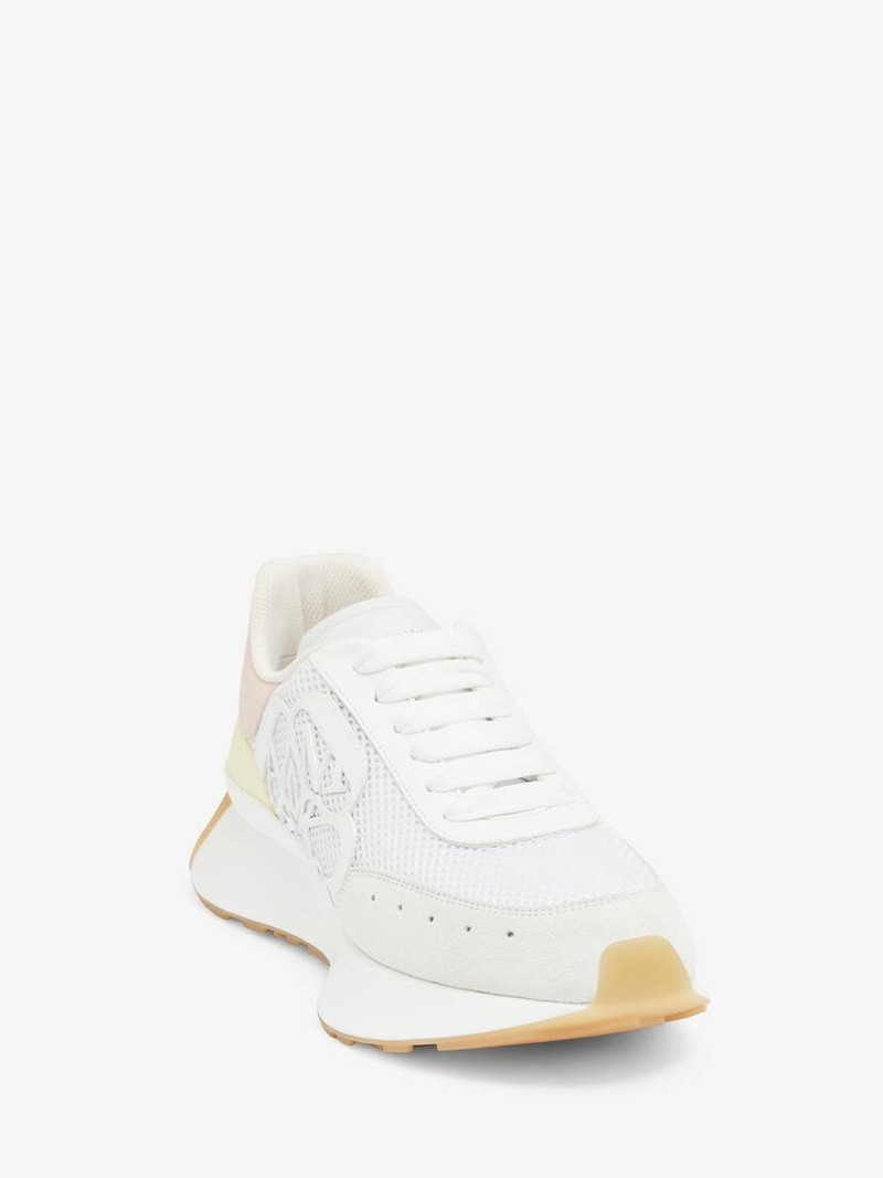 Women's Sprint Runner in White/pearl/blush/anise 2