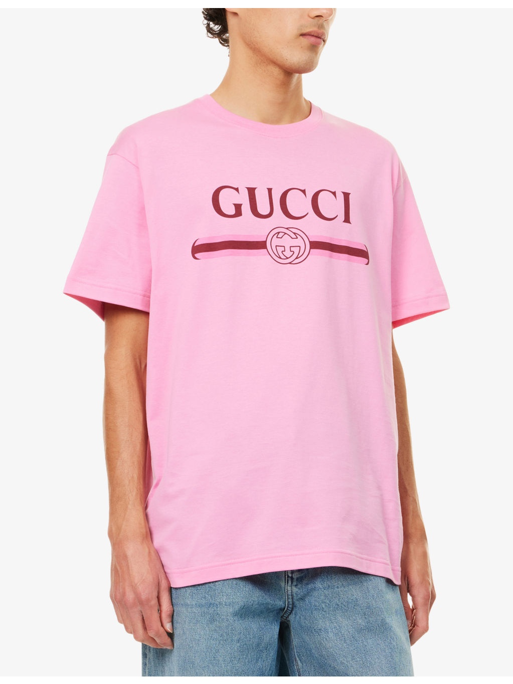 Logo-Print Relaxed-Fit Cotton-Jersey T-Shirt - 3