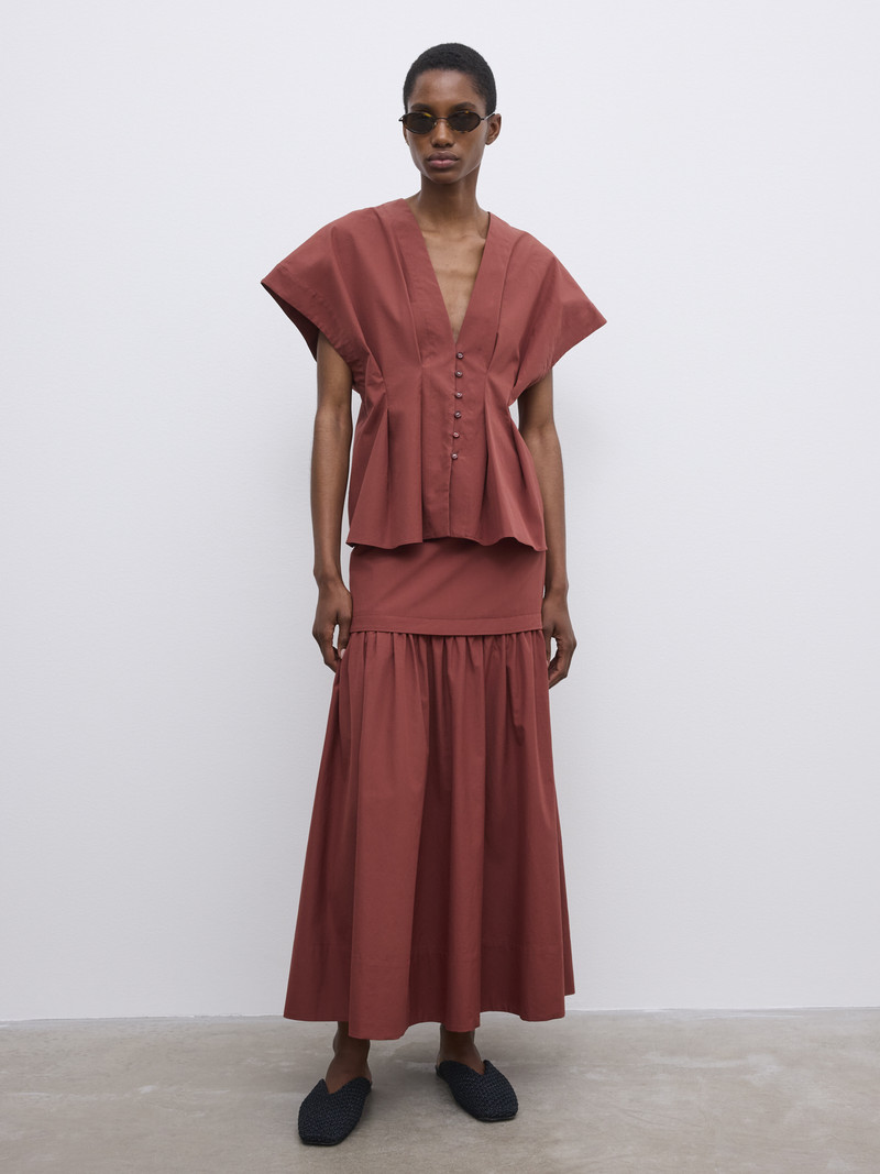 House of Dagmar Cinched Cotton top outlook