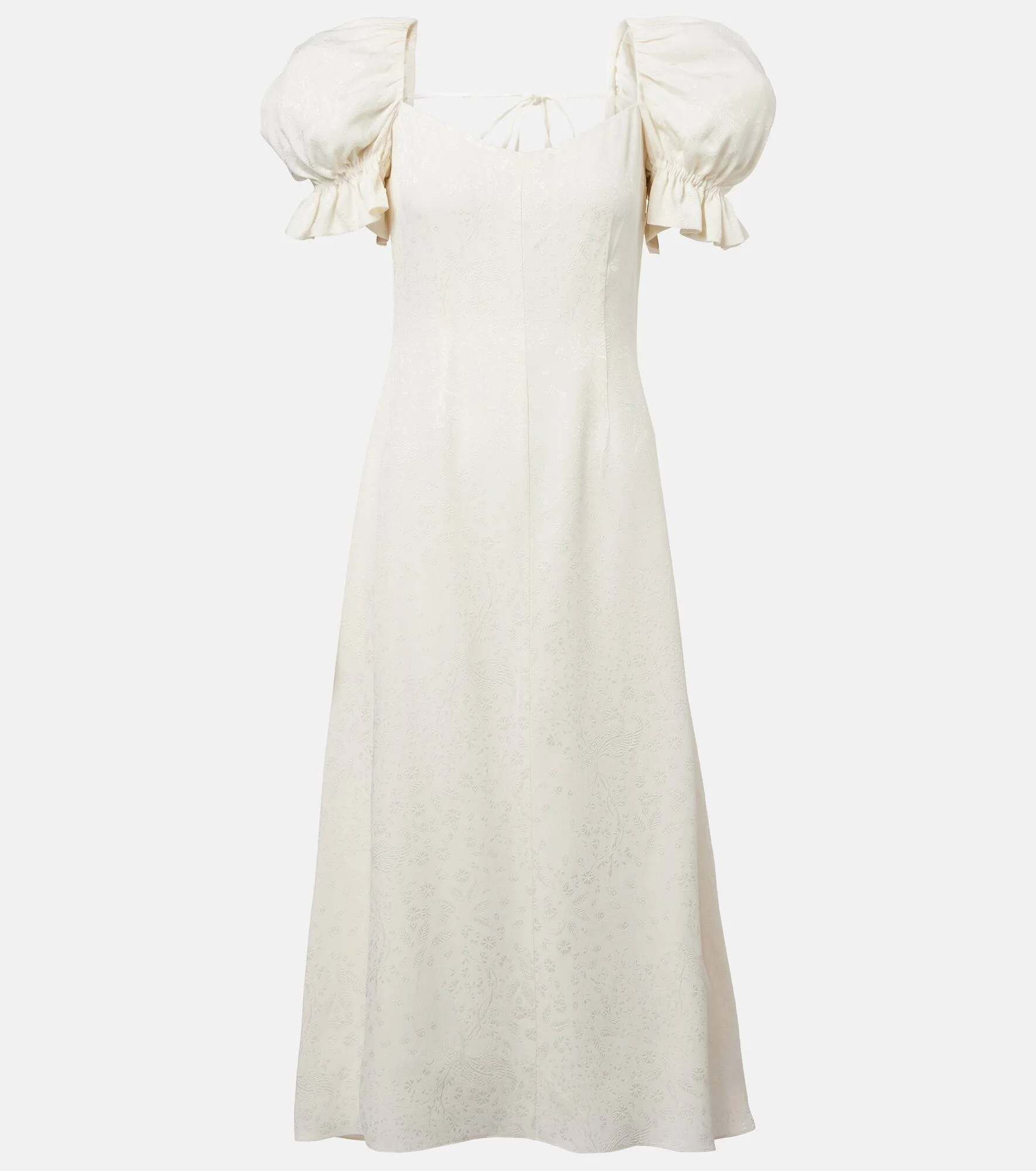 Aila silk jacquard cocktail dress - 1