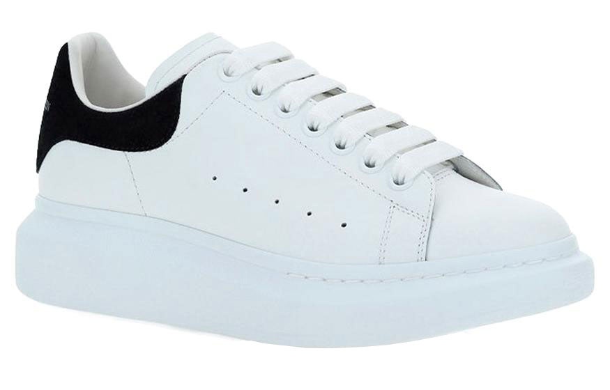 Alexander McQueen Oversized Sneaker 'Black Embossed Suede Crocodile' 625162WHZ4K9061 - 2