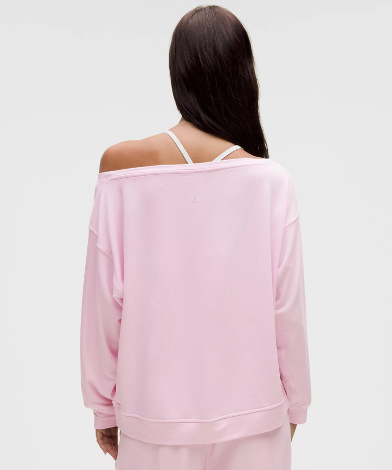 BeCalm Oversized Boatneck Long-Sleeve Shirt 3