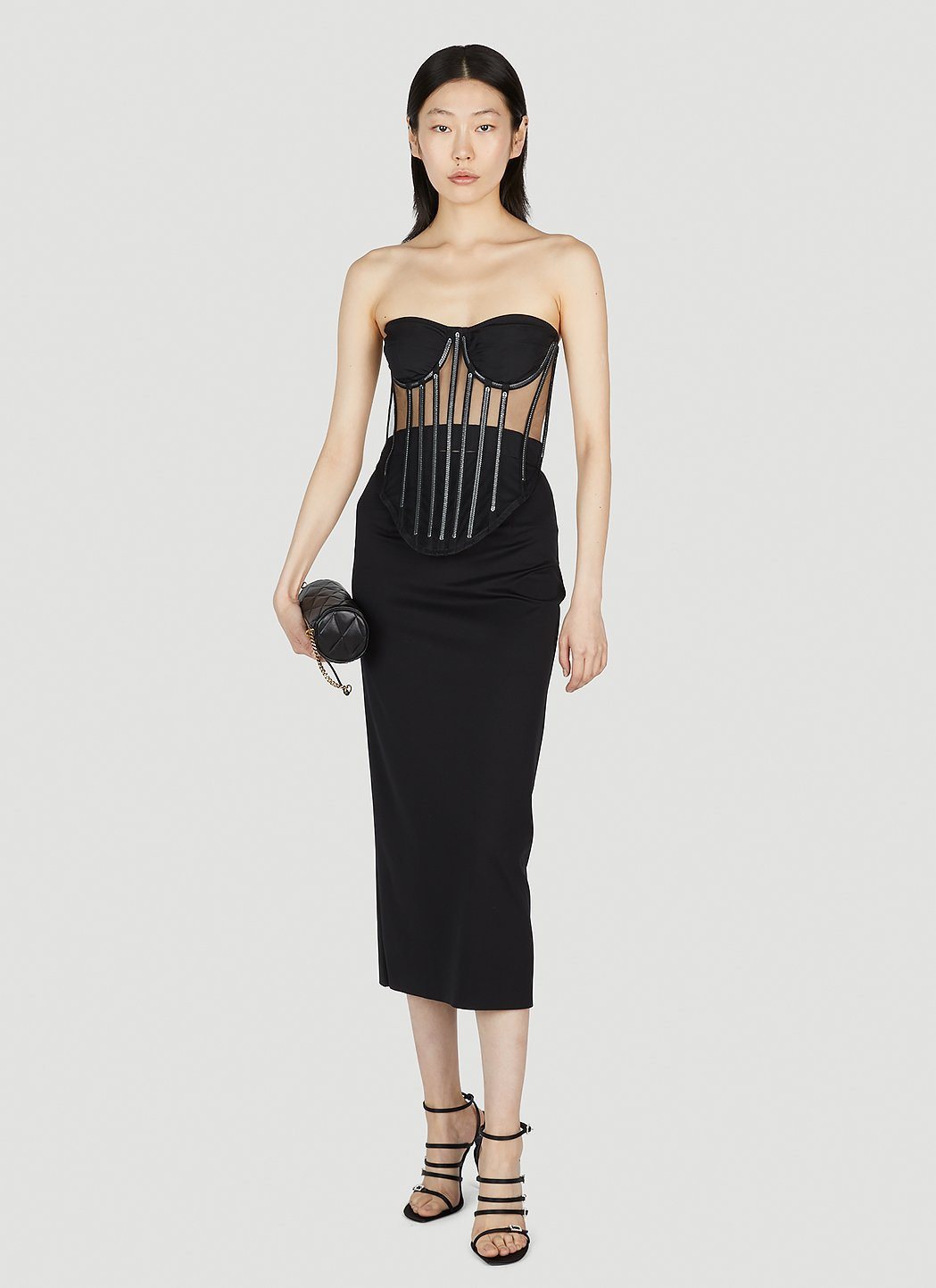Dolce & Gabbana Women Kim Embellished Corset Top - 2