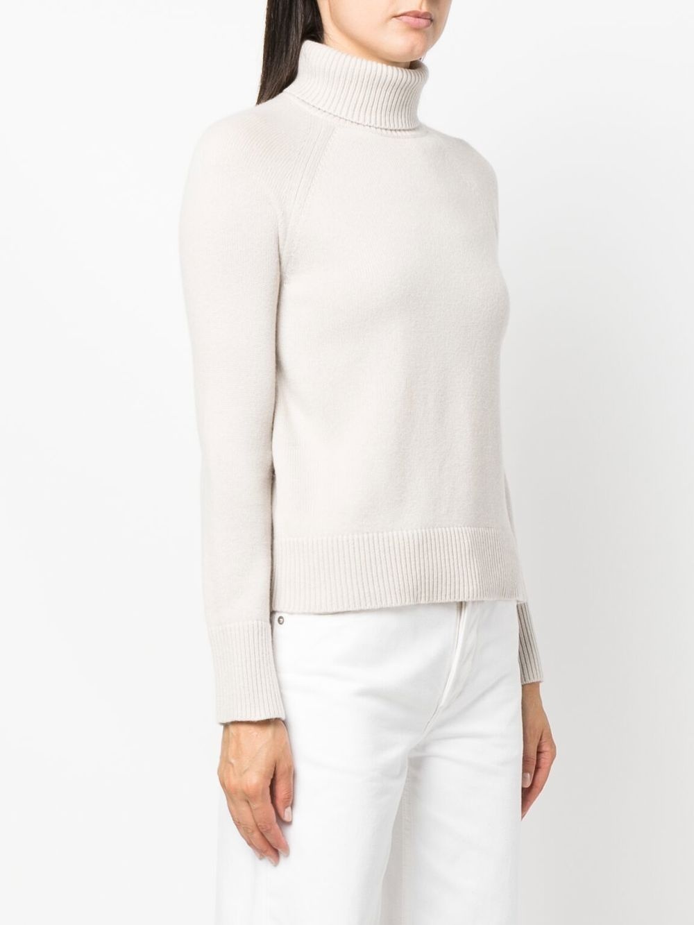 roll-neck long-sleeve jumper - 3