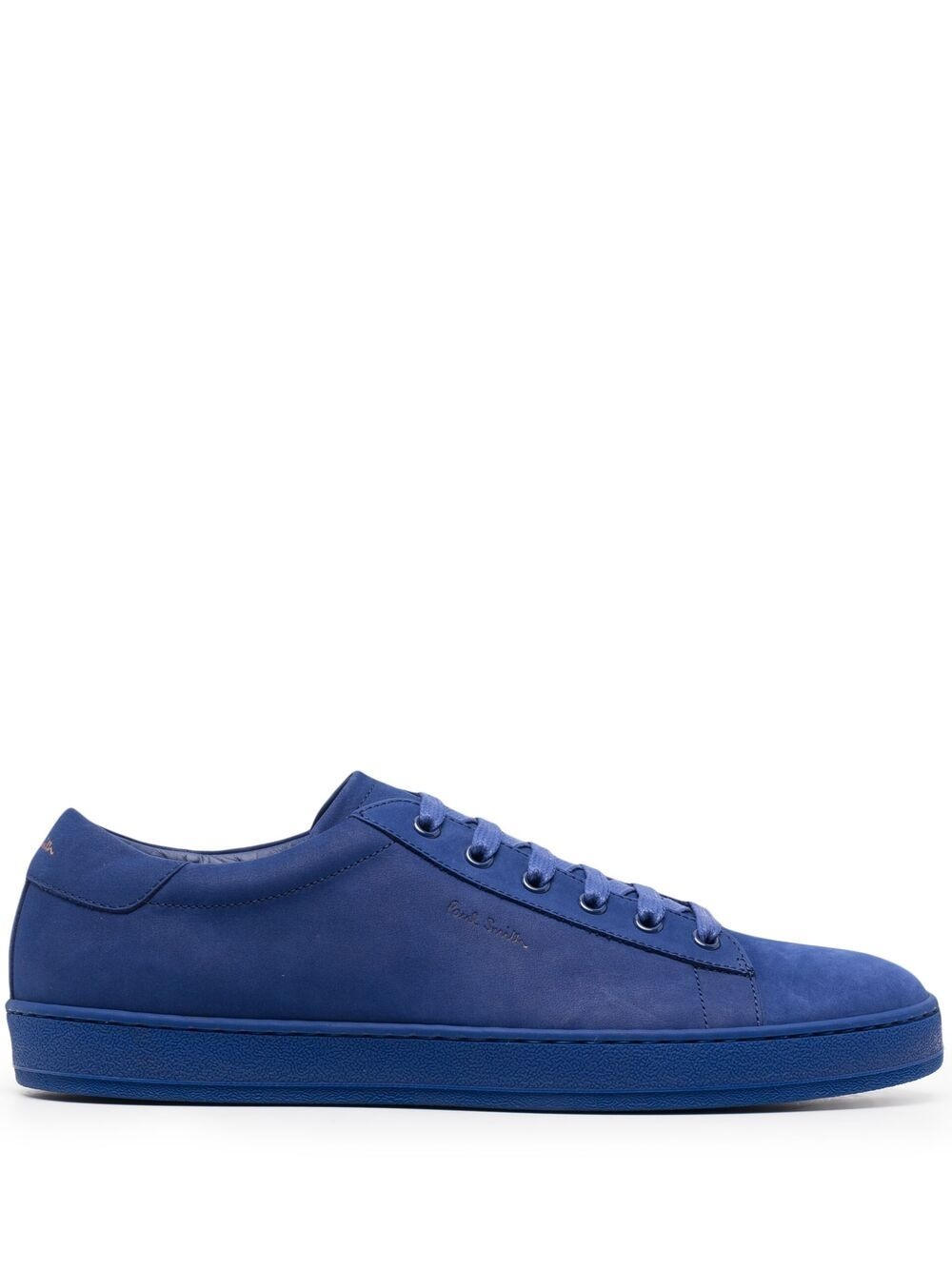 low-top suede trainers - 1