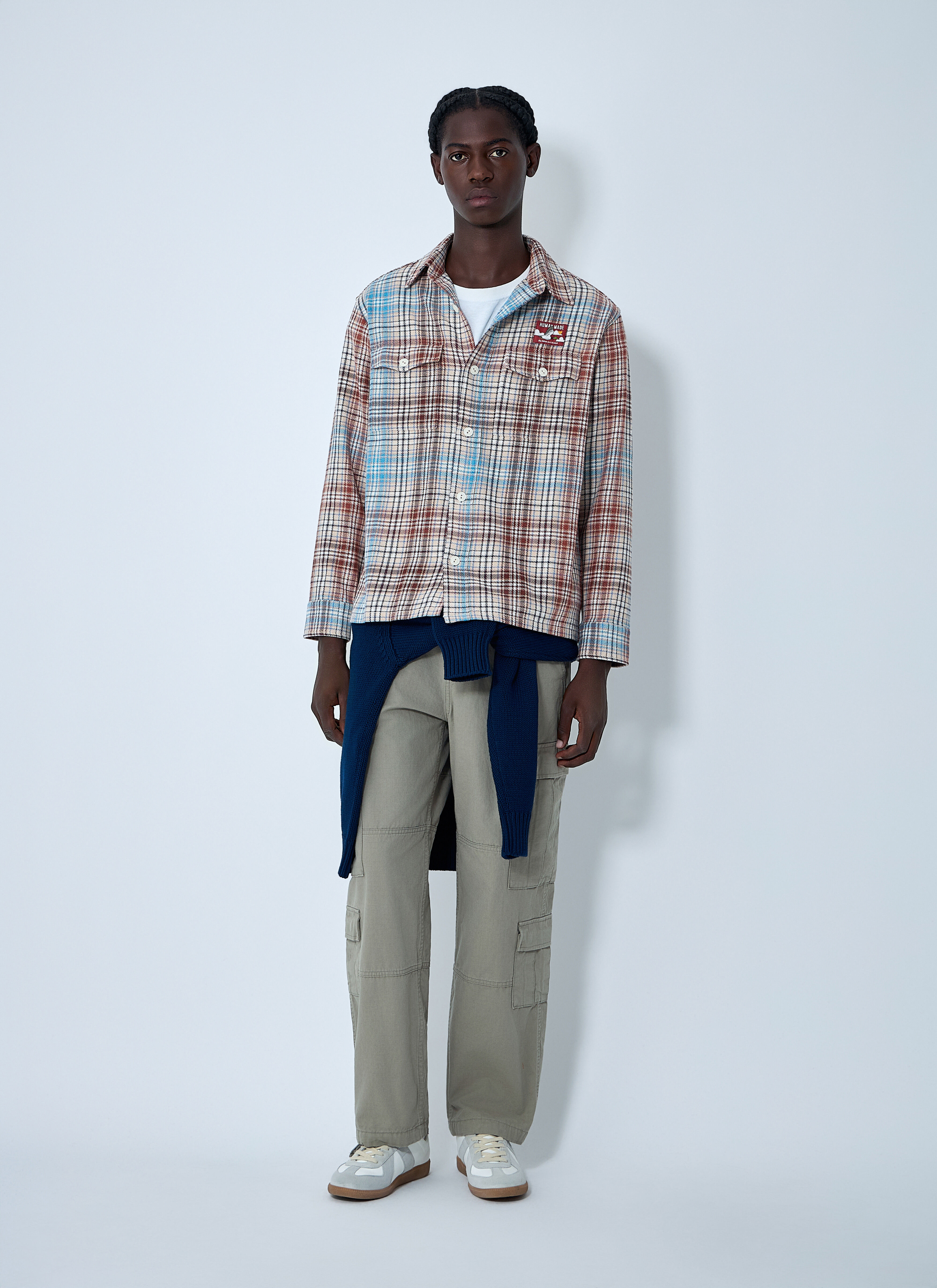 Check Button-Down Shirt - 2