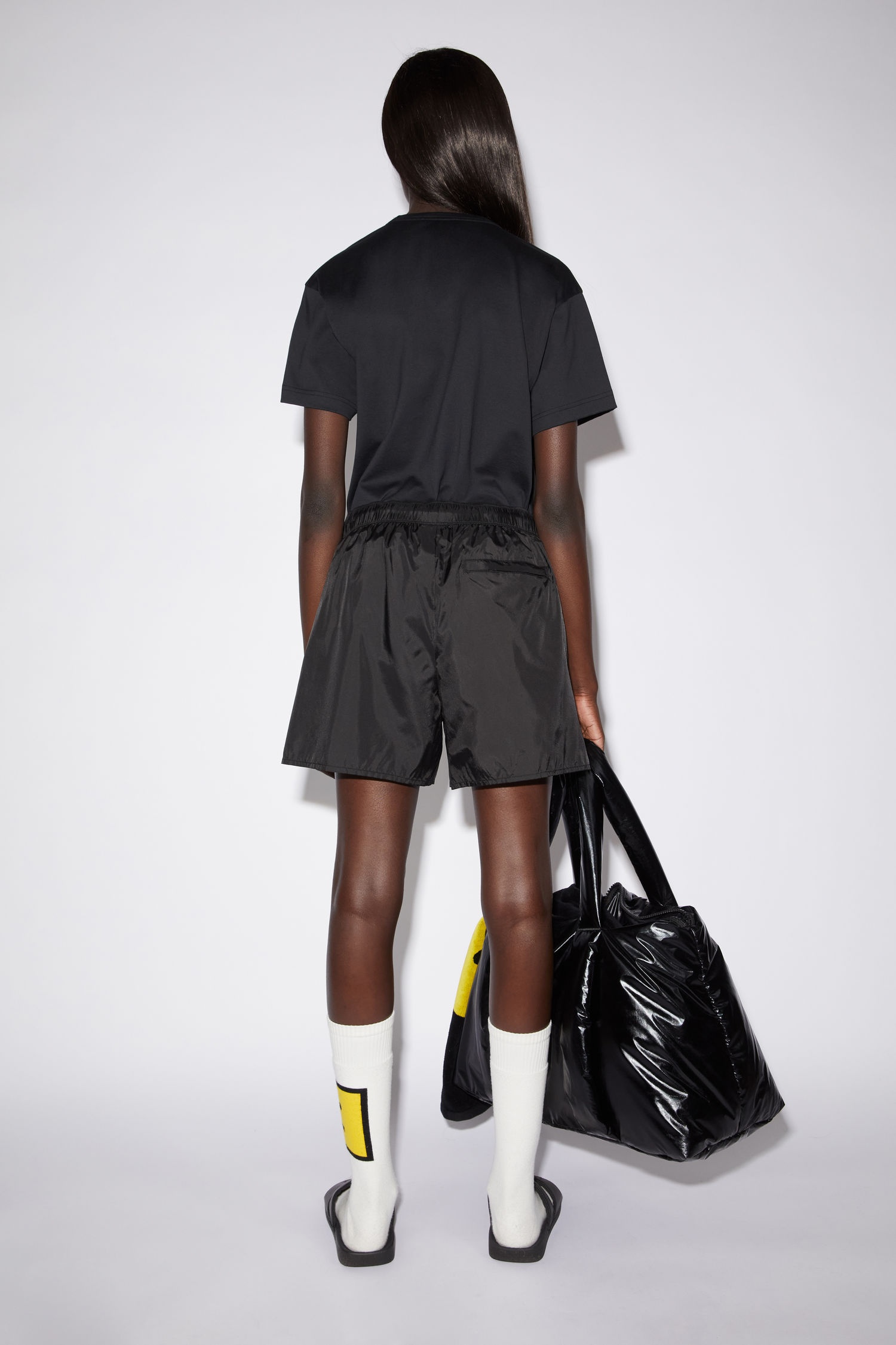 Face swim trunks - Black - 3