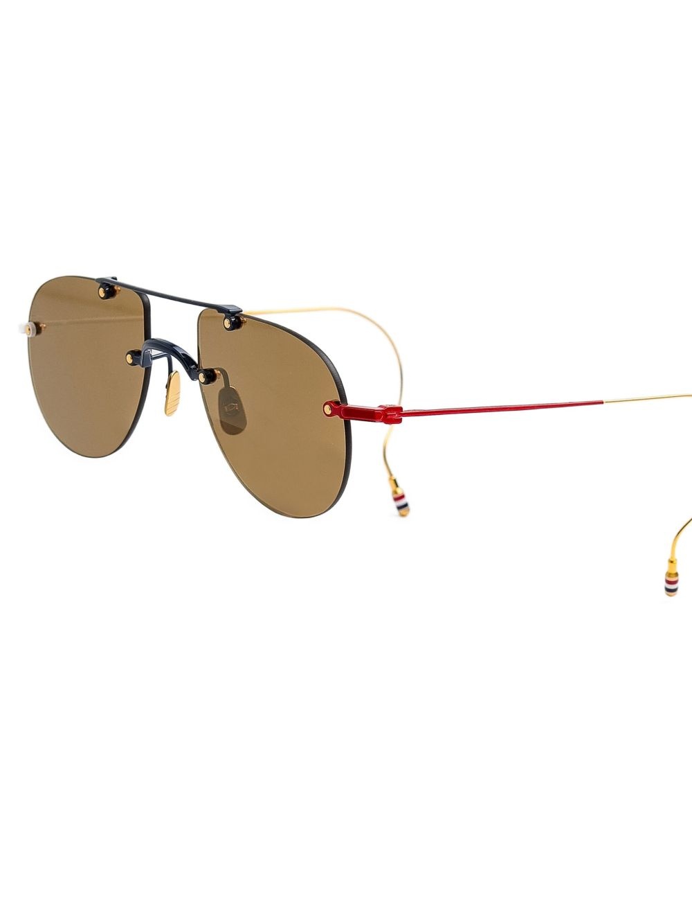 pilot-frame sunglasses - 3