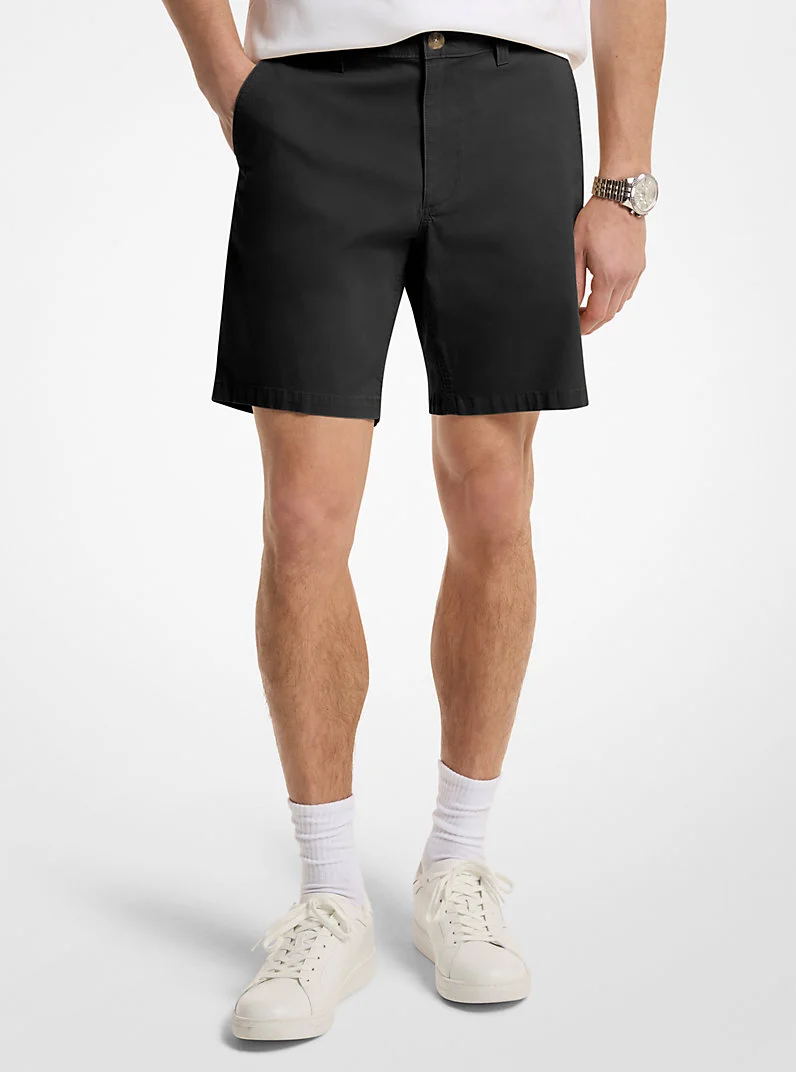 Stretch Cotton Shorts - 1