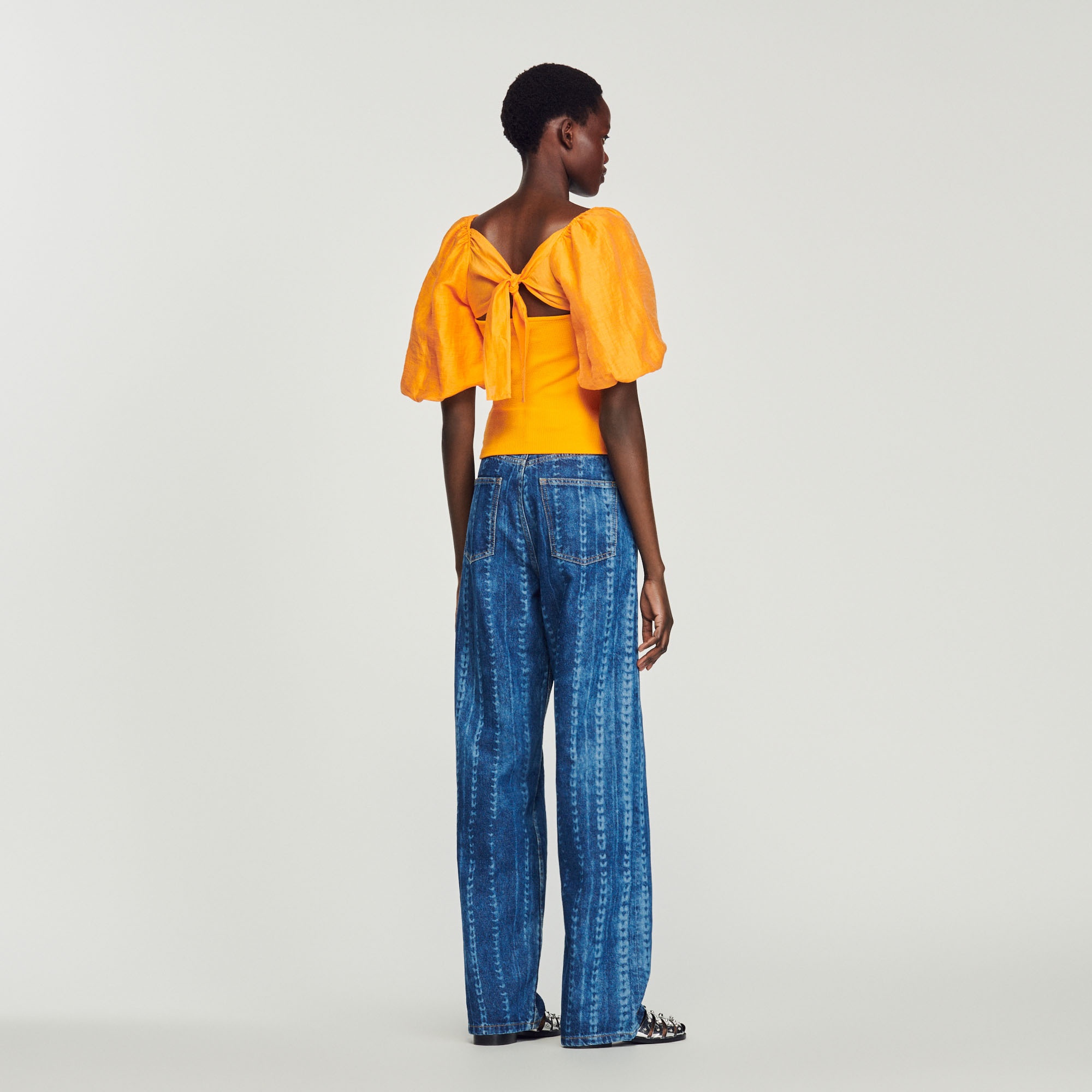 Dual fabric top - 6