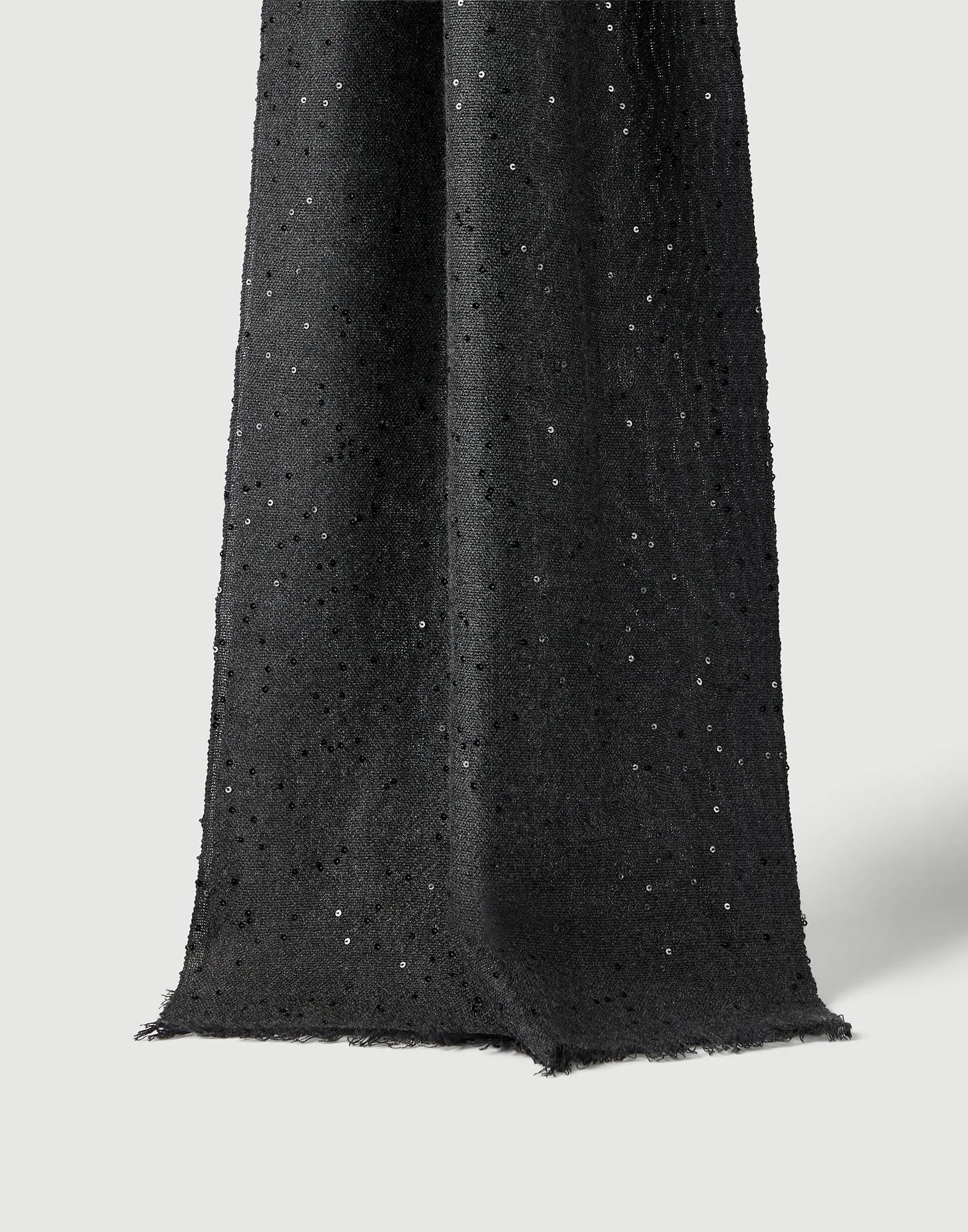 Cashmere and silk diamond yarn scarf - 1