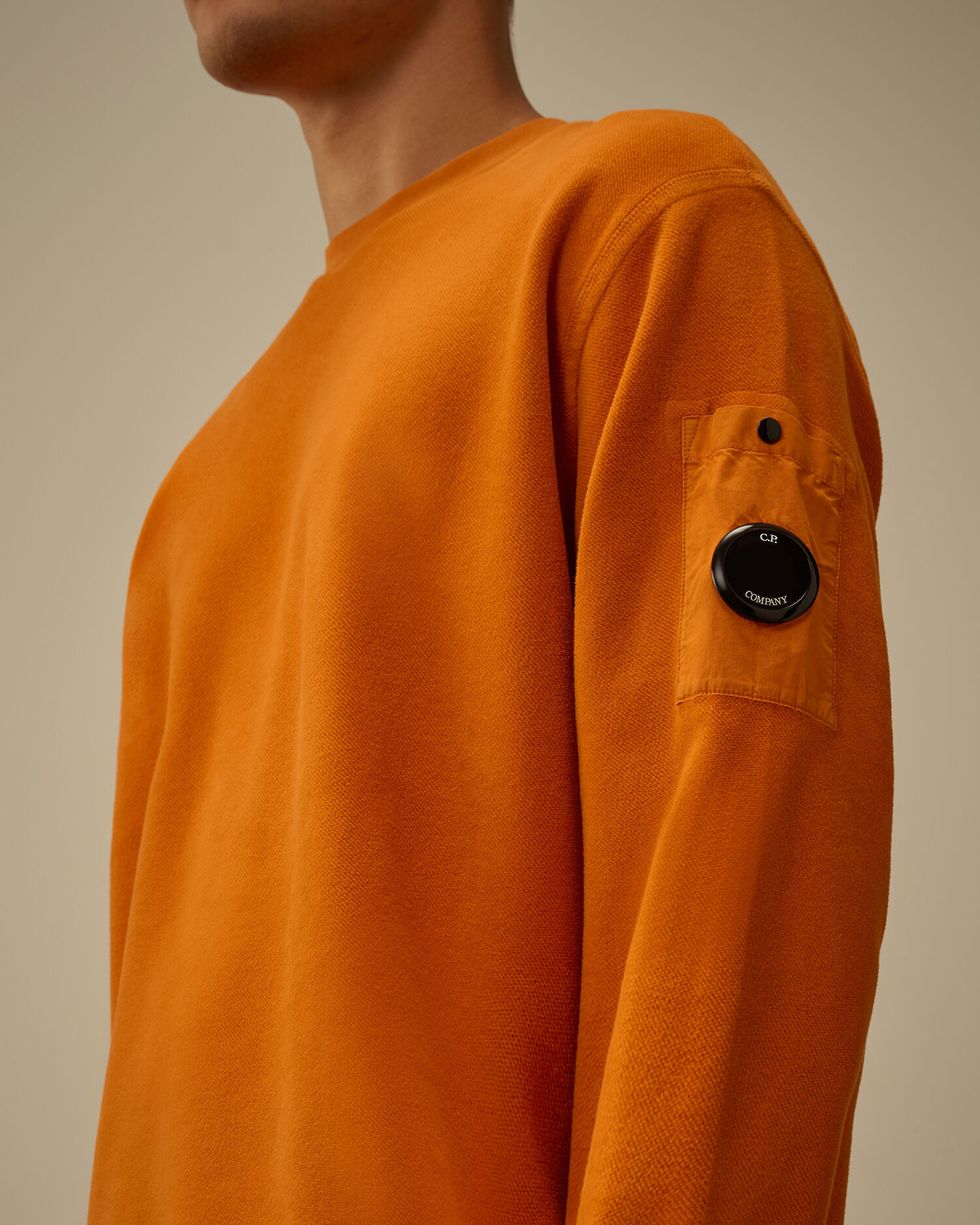 Brushed Emerized Diagonal Fleece Crewneck Sweatshirt - 5