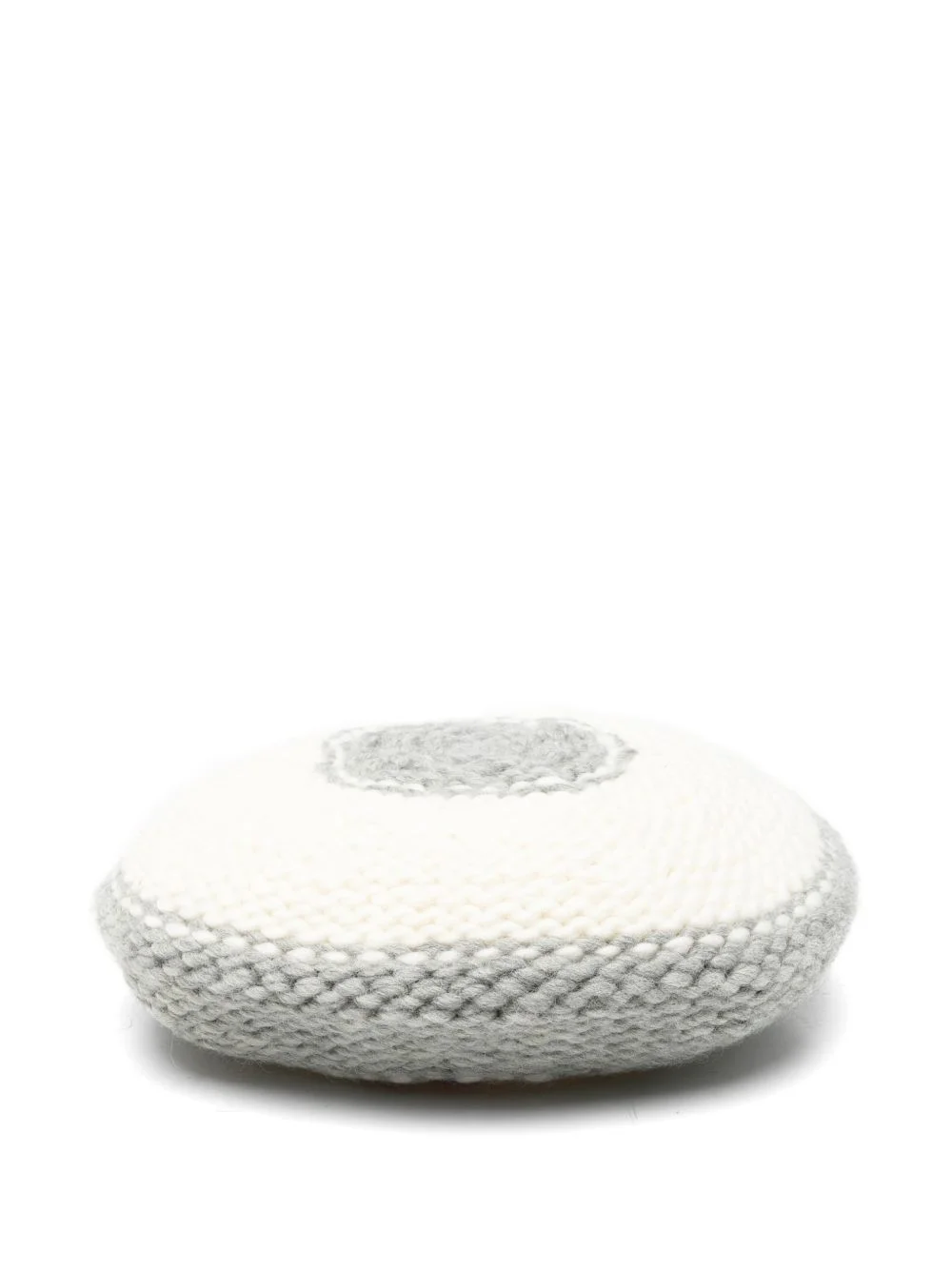 chunky-knit beret - 1