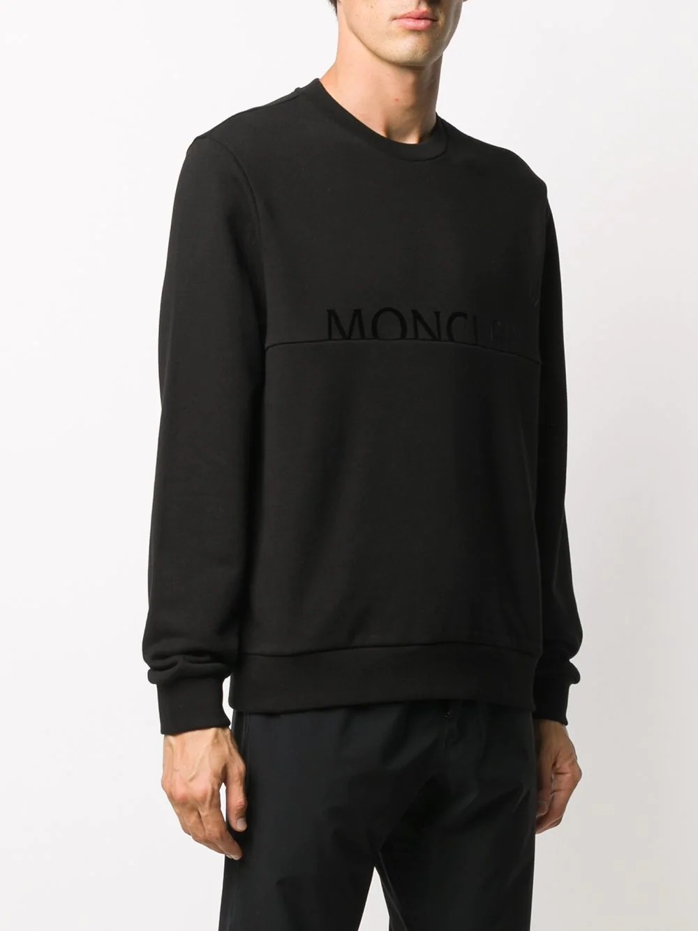 logo print sweatshirt - 3