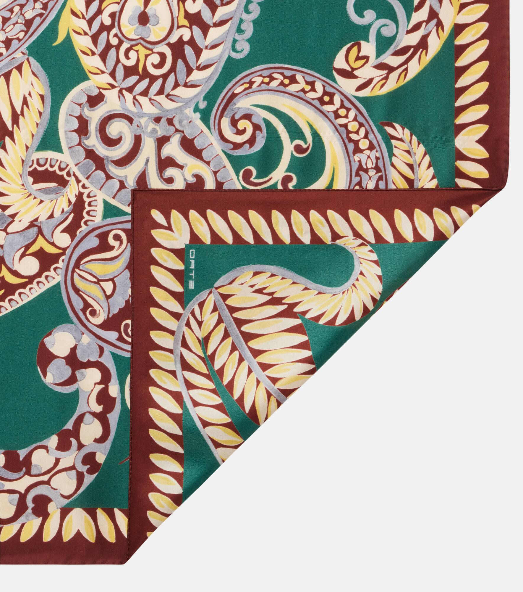 Printed silk scarf - 5