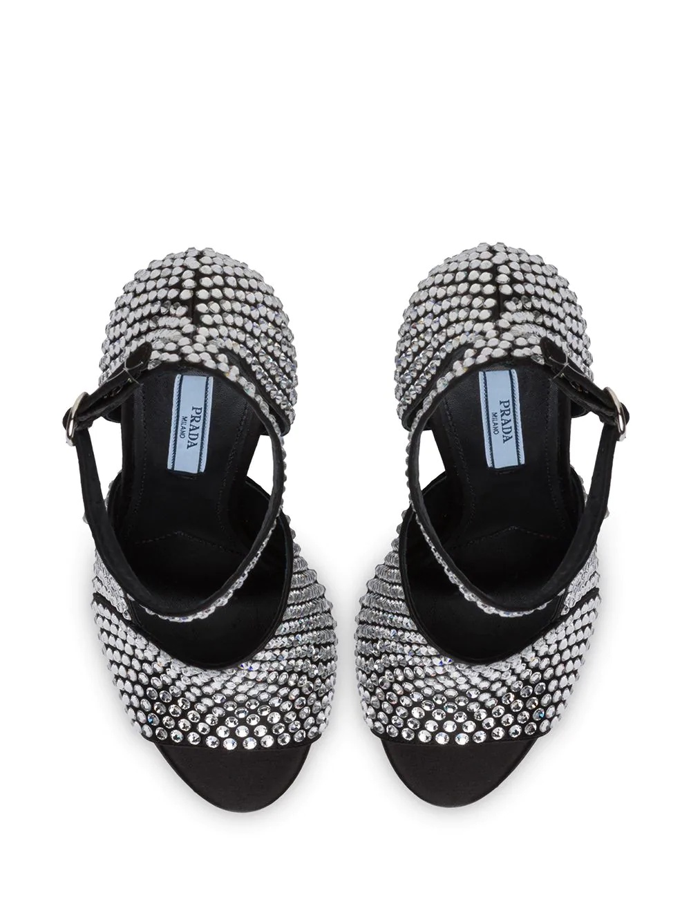 crystal embellishment sandals - 4