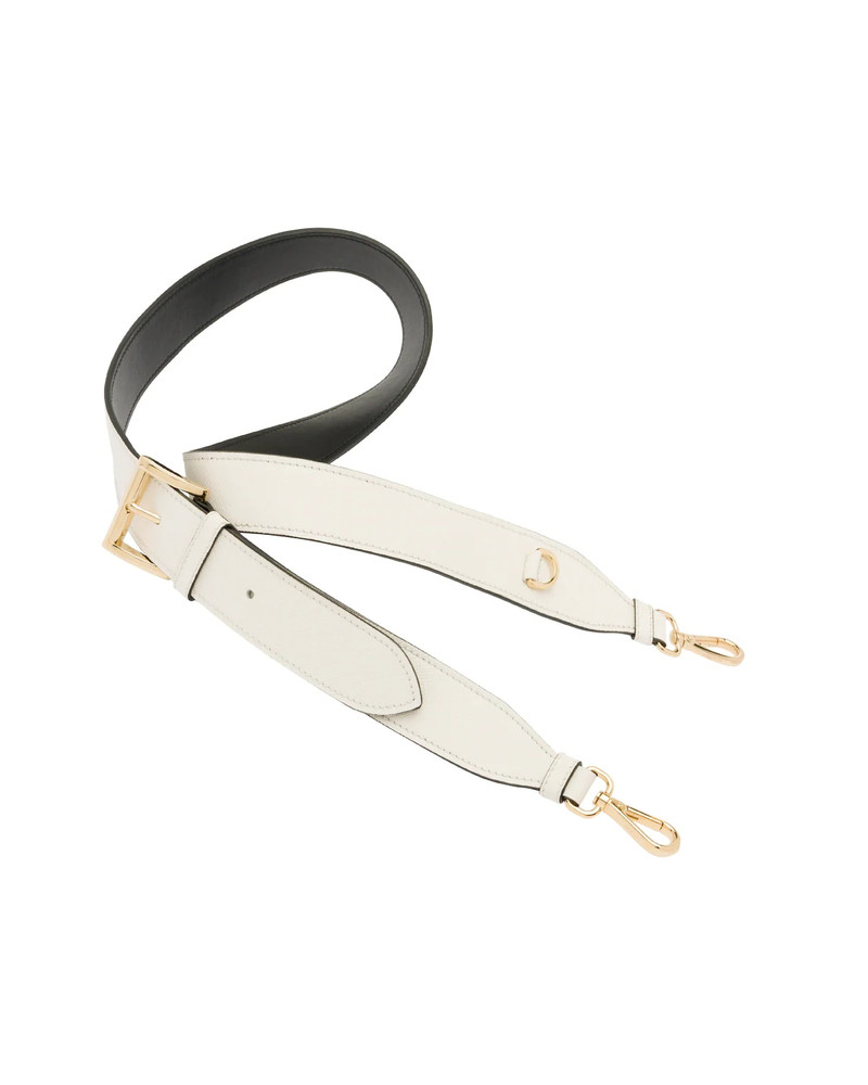 Adjustable Saffiano leather shoulder strap 1