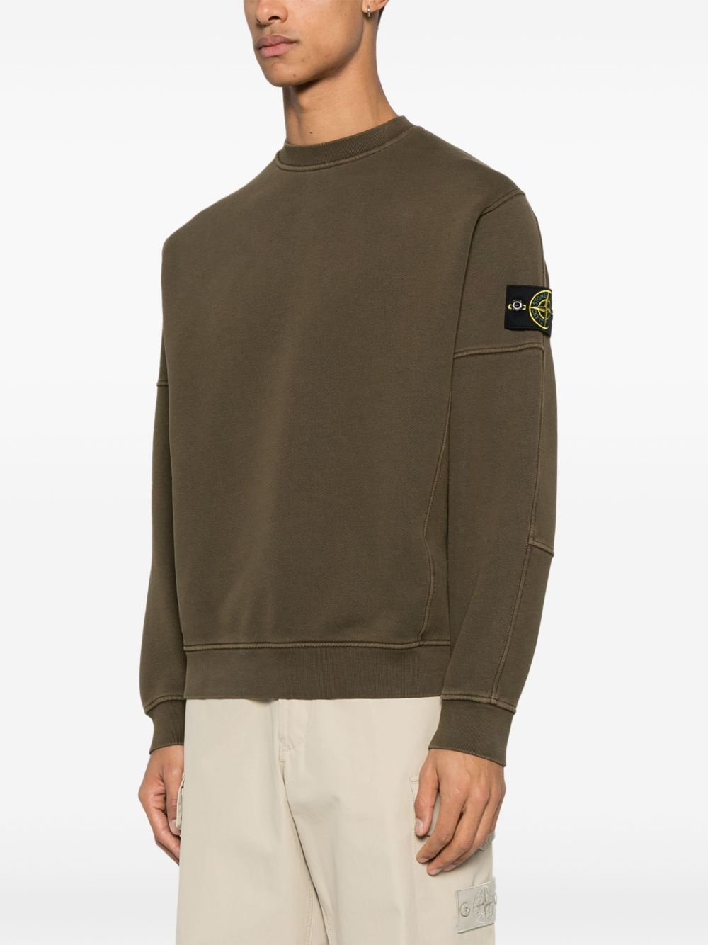 Compass-badge sweatshirt - 3