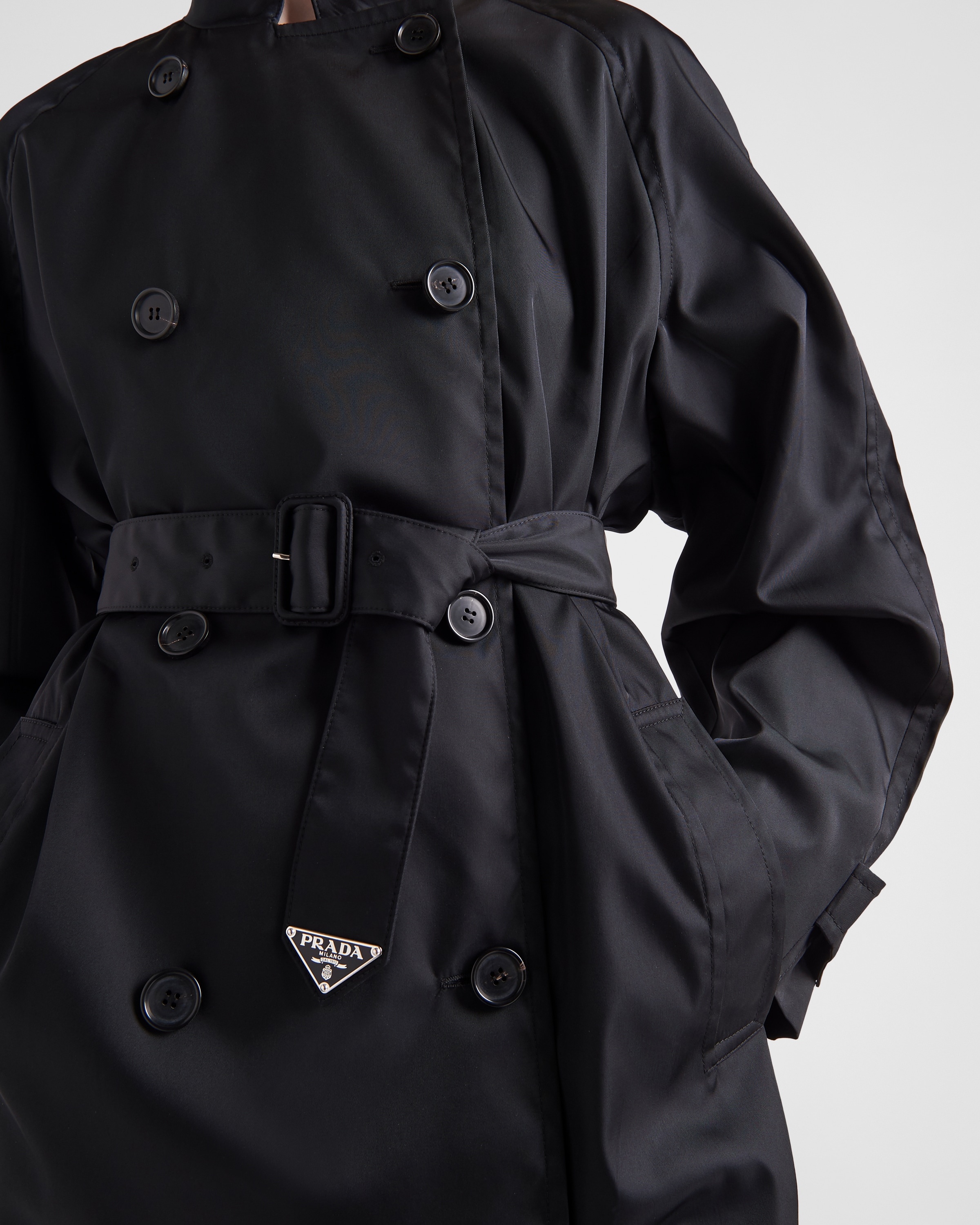 Re-Nylon raincoat - 3