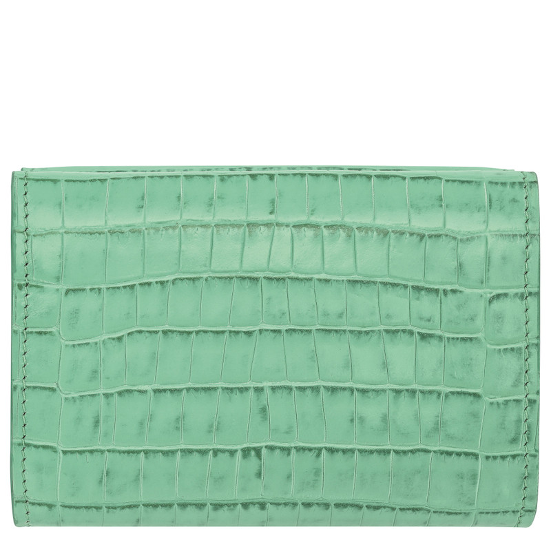 Longchamp Longchamp Pocket Compact wallet Mint - Leather outlook