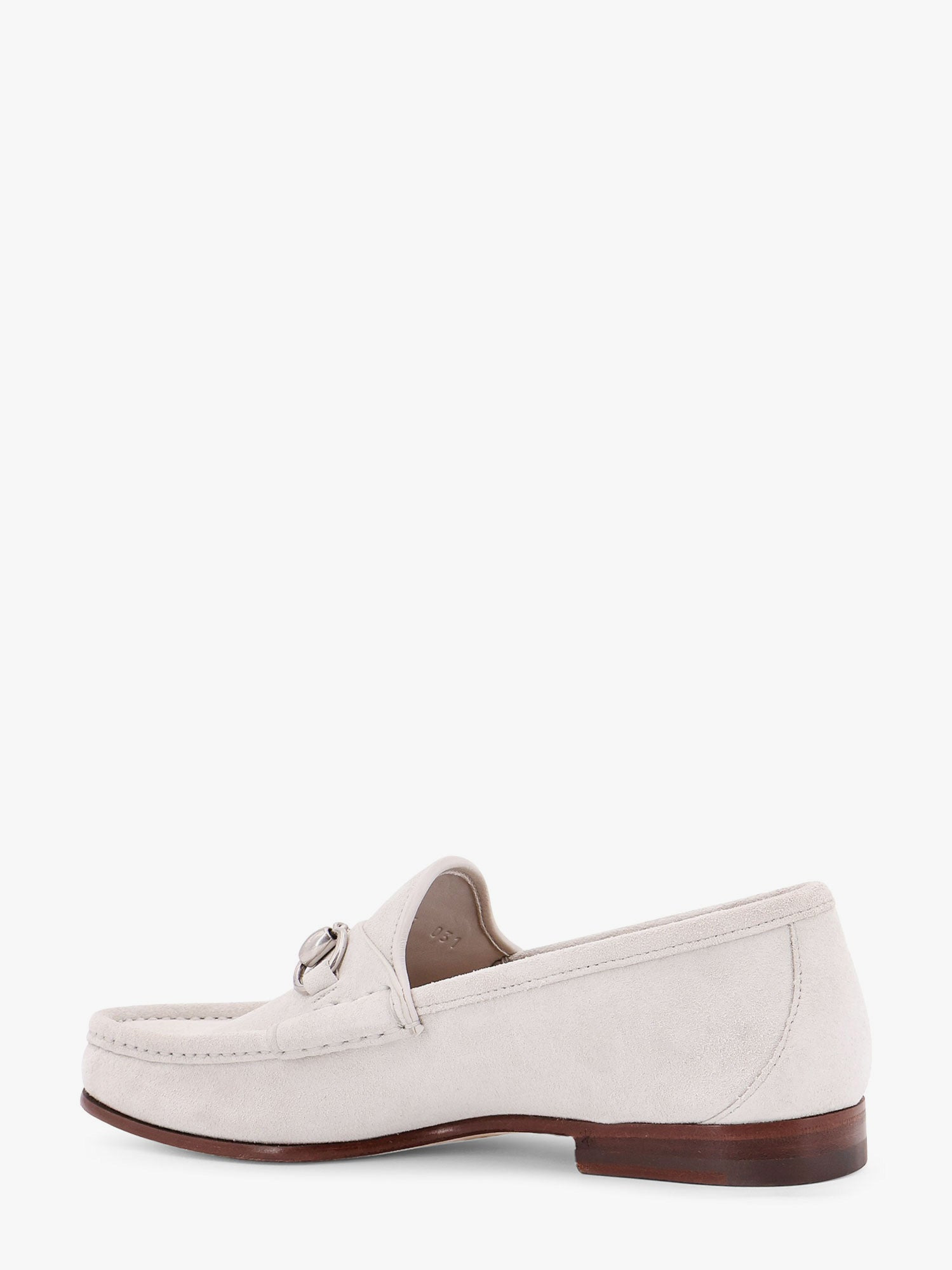 Gucci Men Suede Loafers With Iconic Horsebit - 3
