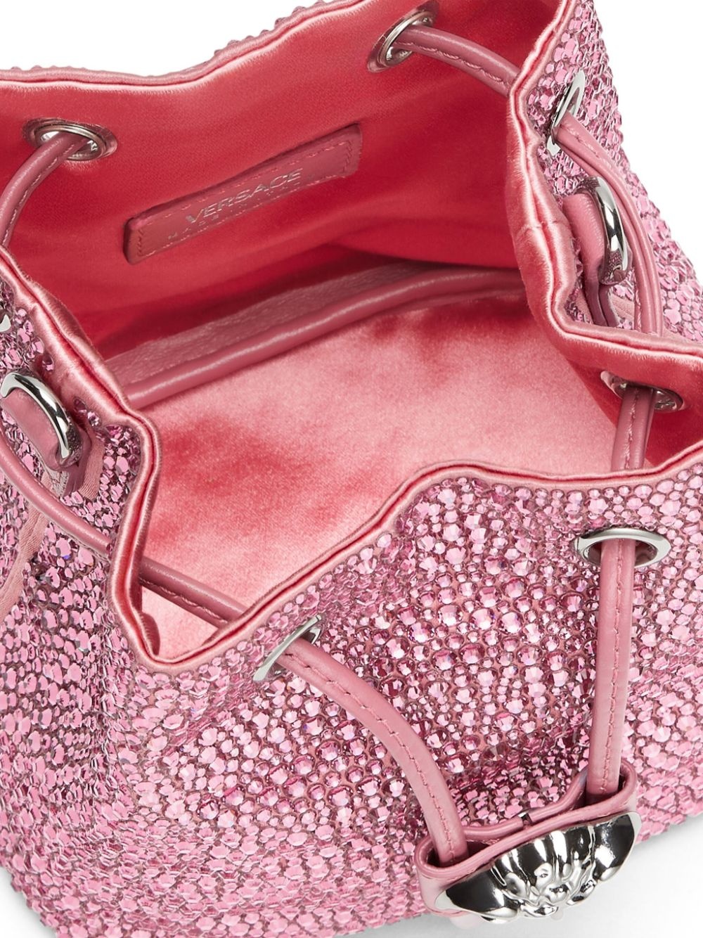 mini Crystal La Medusa bucket bag - 5