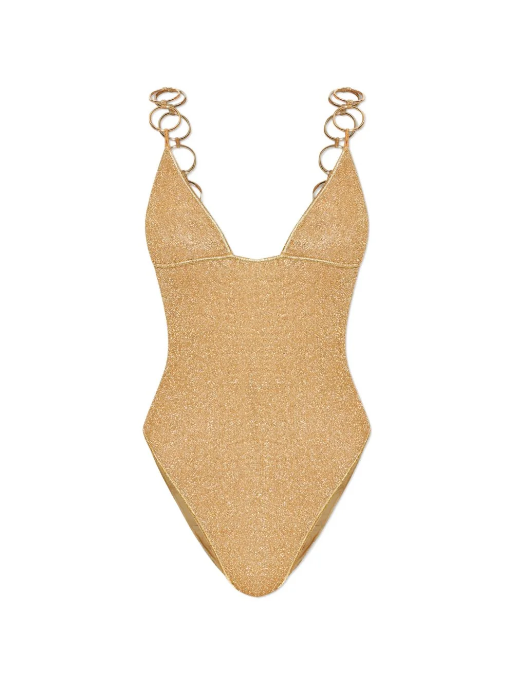 ring-strap swimsuit - 1