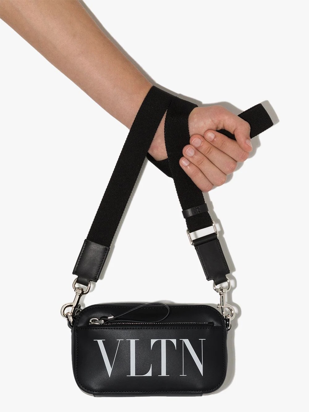 VLTN leather crossbody bag - 4