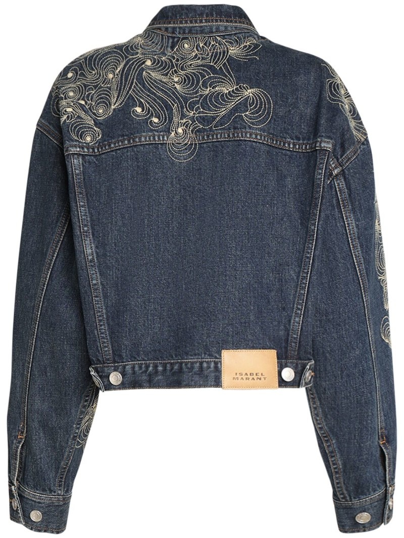 Isleya embroidered denim jacket - 2