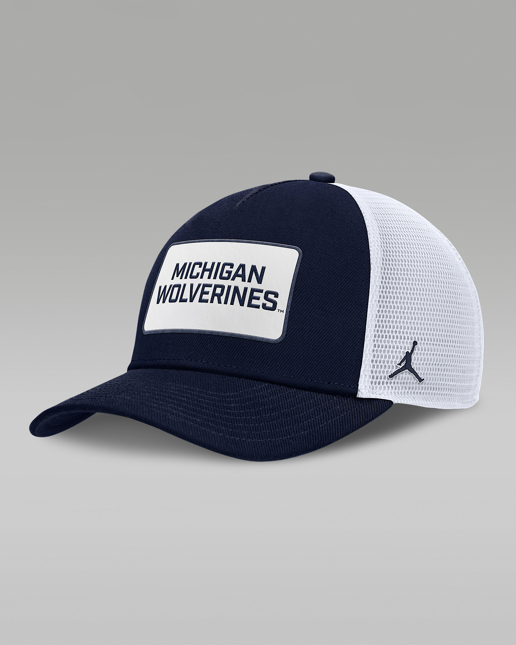 Michigan On-Field Rise Men's Nike Jordan Brand College Trucker Adjustable Hat - 1