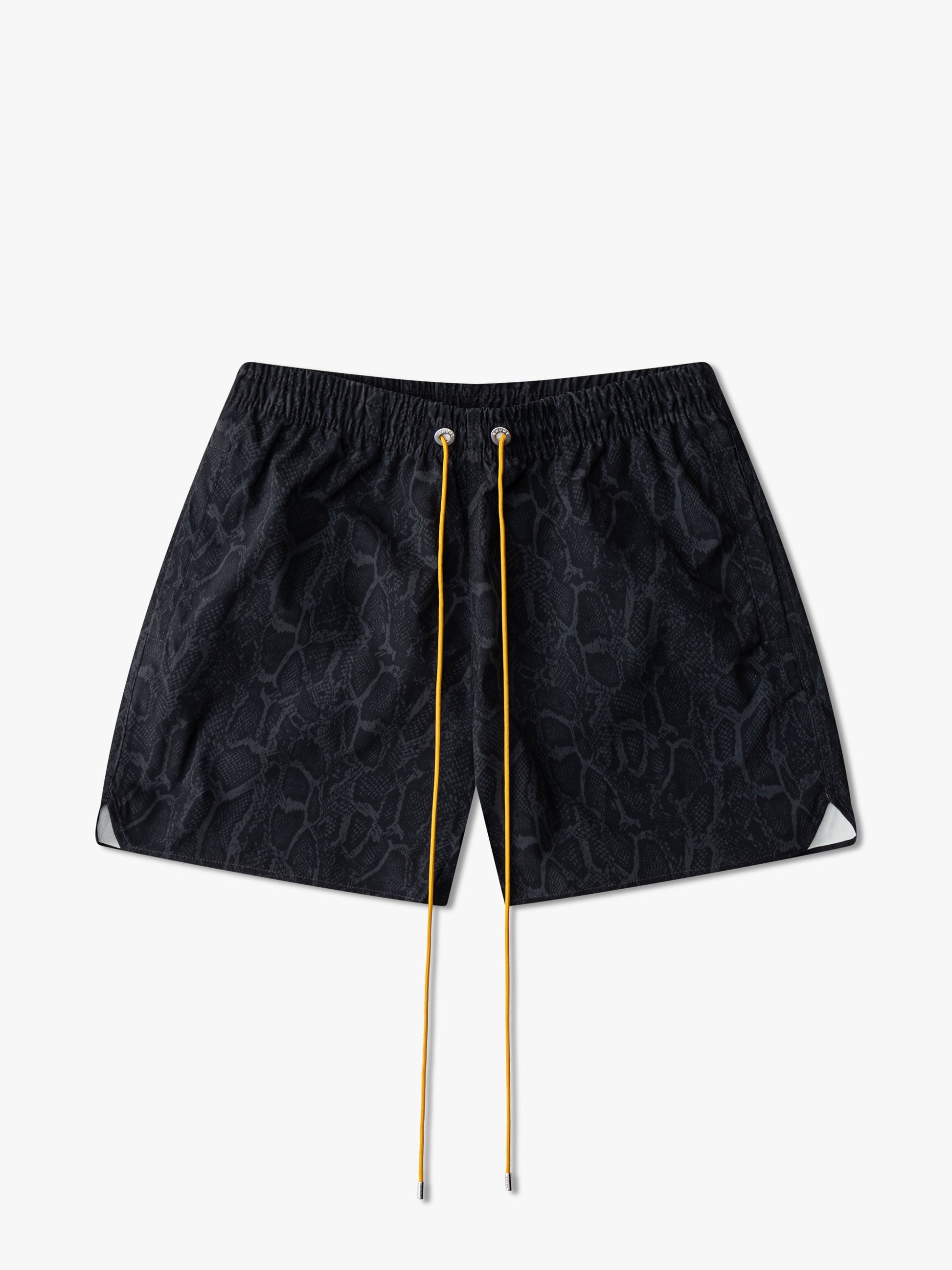 Rhude Men's Snakeskin-Print Swim Shorts