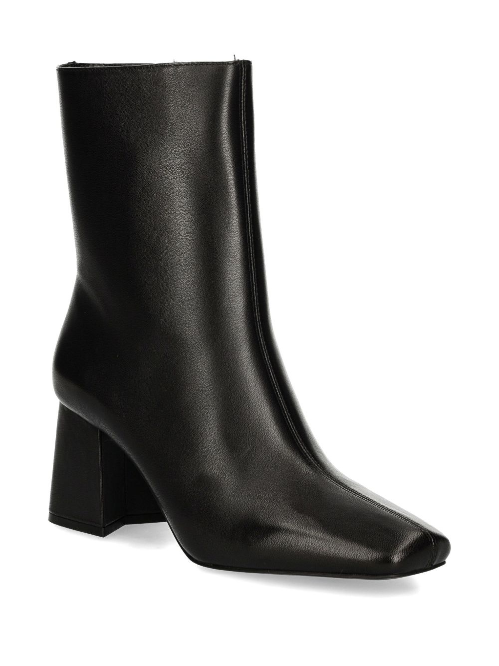 75mm leather ankle boots - 2