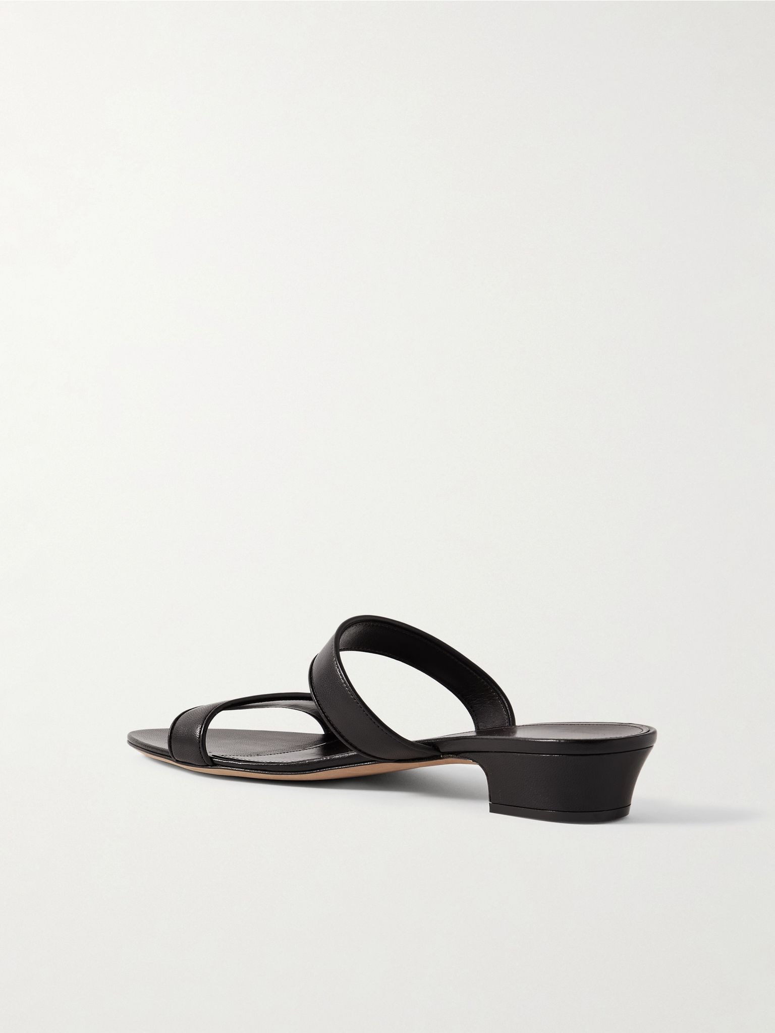 Awar leather sandals Black - 3