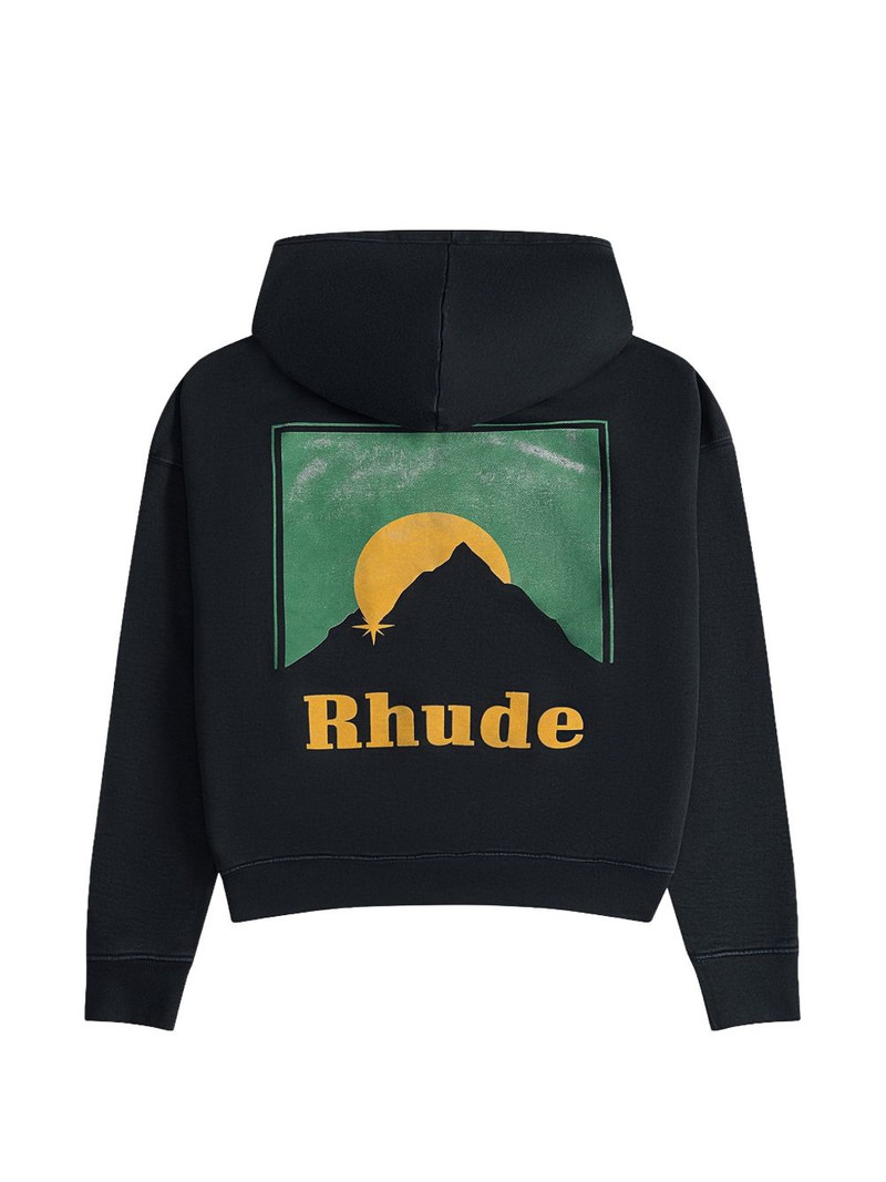 Rhude graphic-print hoodie outlook