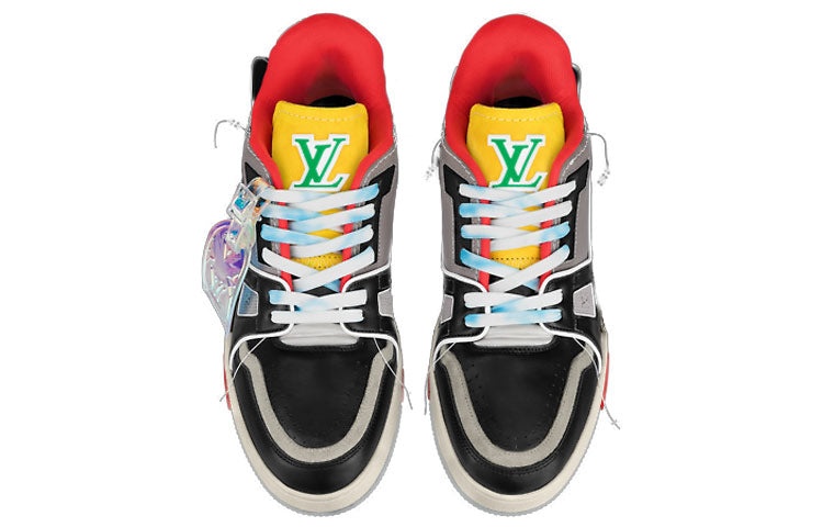 LOUIS VUITTON LV Trainers 'Red Multi-color' 1A8Q95 - 3