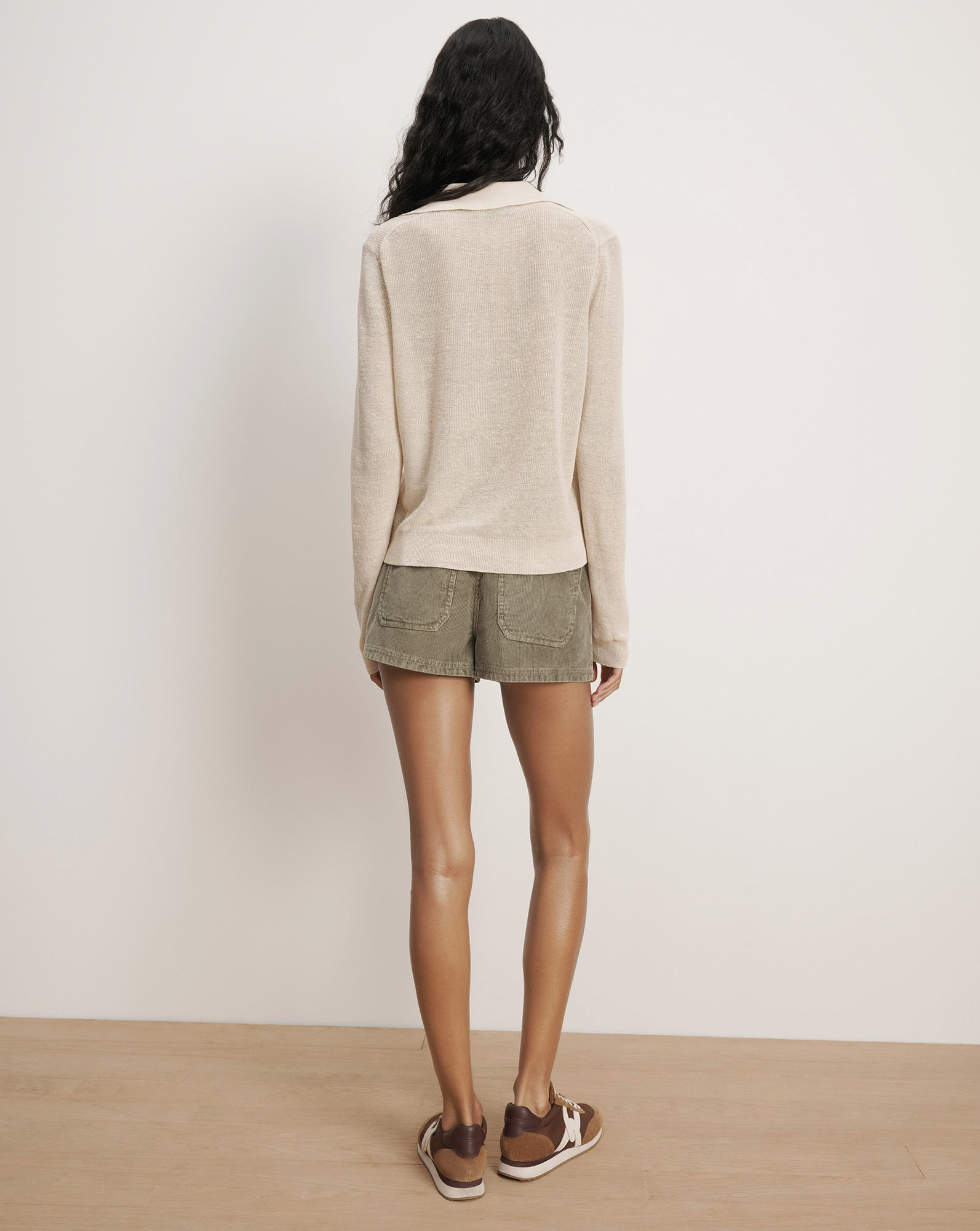 ISSA KNIT LONG-SLEEVE POLO - 5