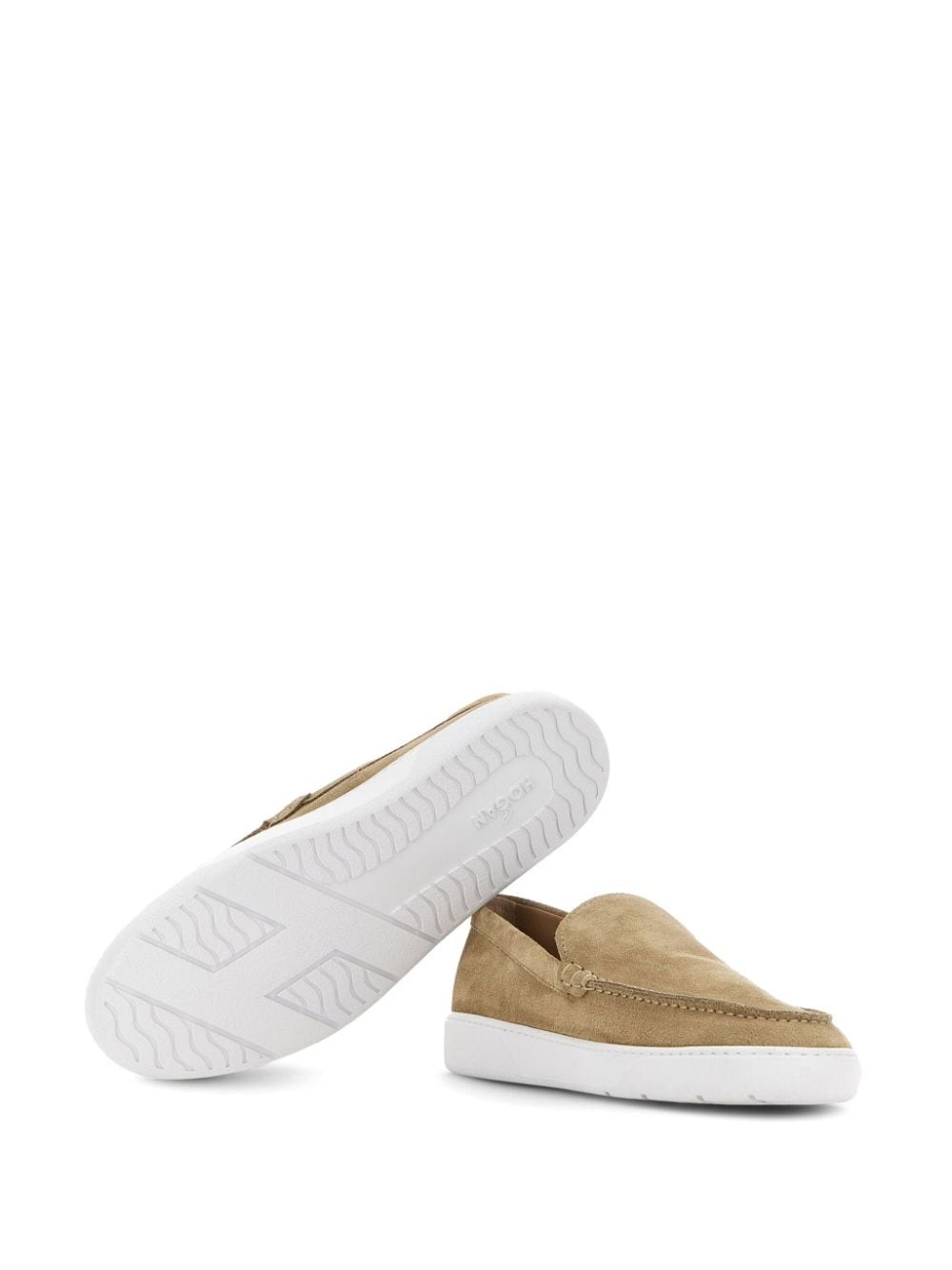 almond-toe suede loafers - 5