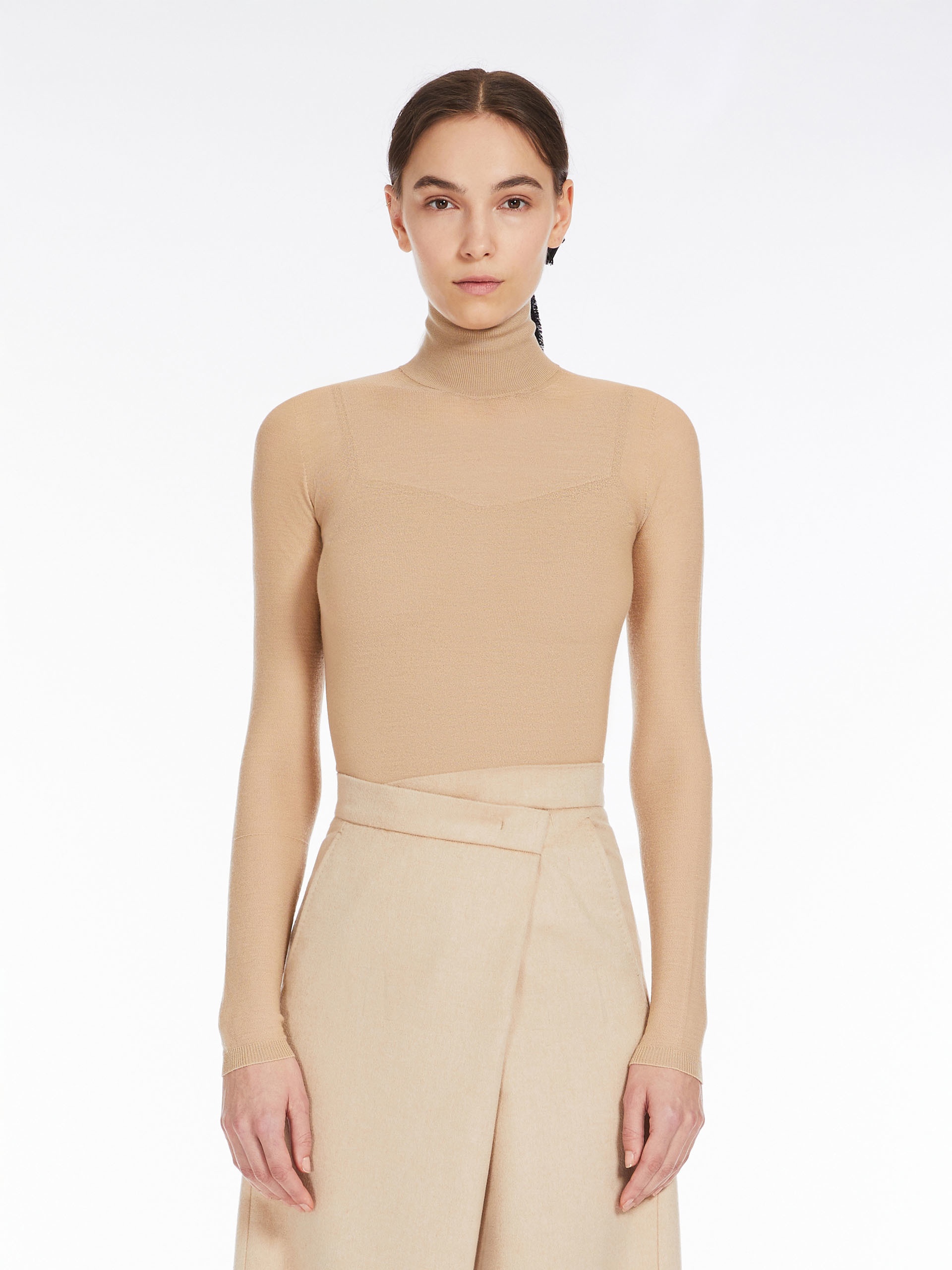 STRESA Wool gauze turtleneck - 3