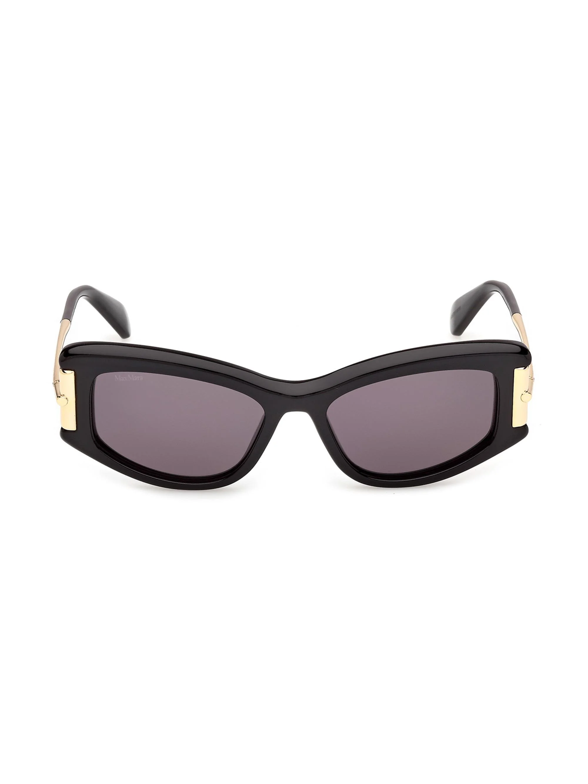 Women's 52MM Rectangular Sunglasses - Gold Black - 1