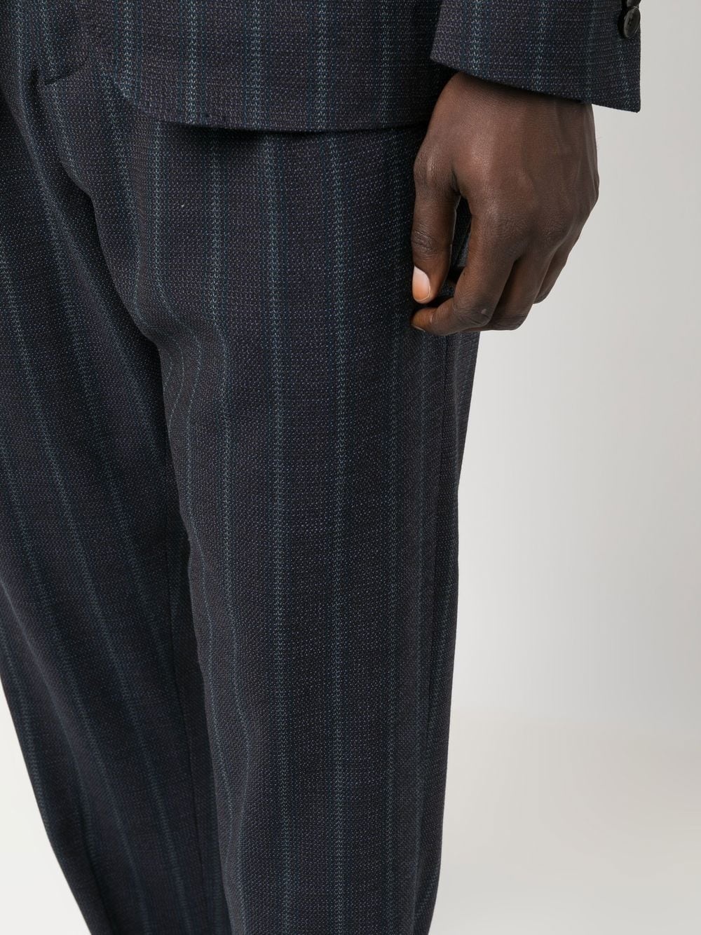 pinstripe-pattern single breasted suit - 6